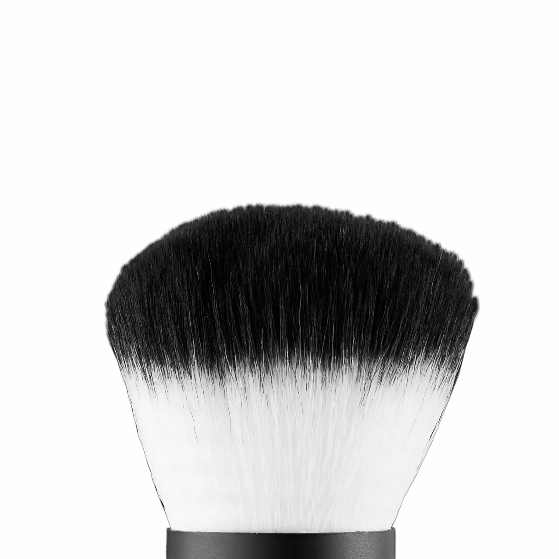 e.l.f., Kabuki Szczotka do twarzy, syntetyczna, wszechstronna, kompaktowa, nakłada bronzer, puder lub zakreślacz, miękki, chłonny, mokry lub suchy produkt, kompaktowy, rozmiar podróżny, 18 g
