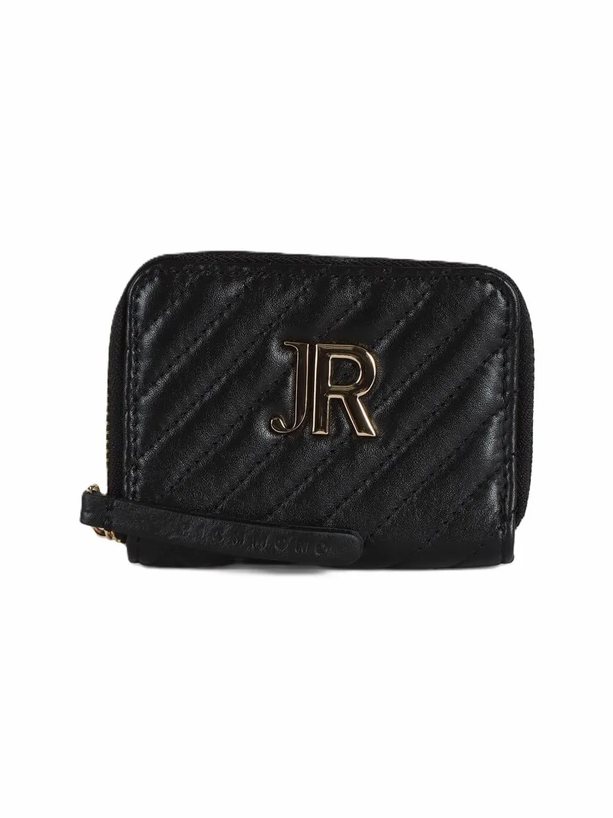 Richmond RWA24056PF Portmonetka Skórzana tablica z logo kolor czarny/złoty, czarny i pomarańczowy, T. U., Klasyczny