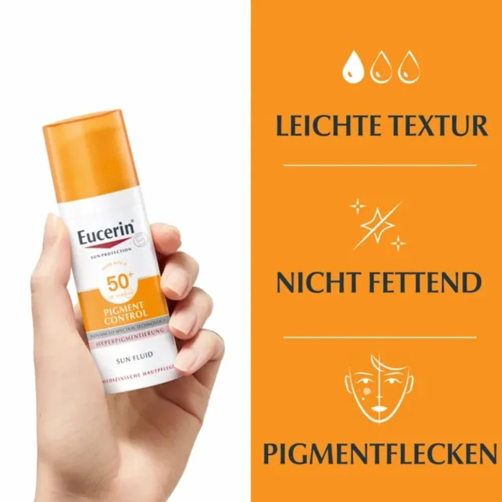 Eucerin Pigment Control LSF 50+ Sun Fluid, 50 ml Rozwiązanie