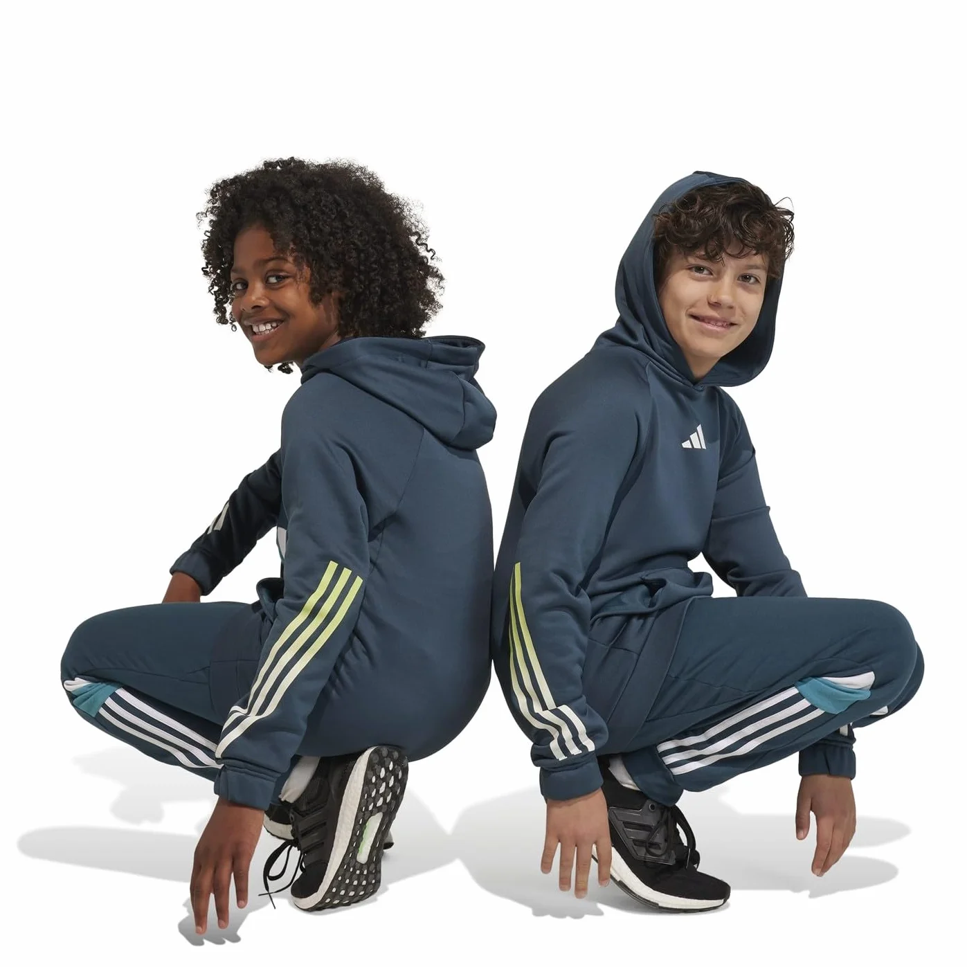 adidas Tiberio 3-stripes Colorblock Fleece Pants Kids - Spodnie Uniseks - dzieci