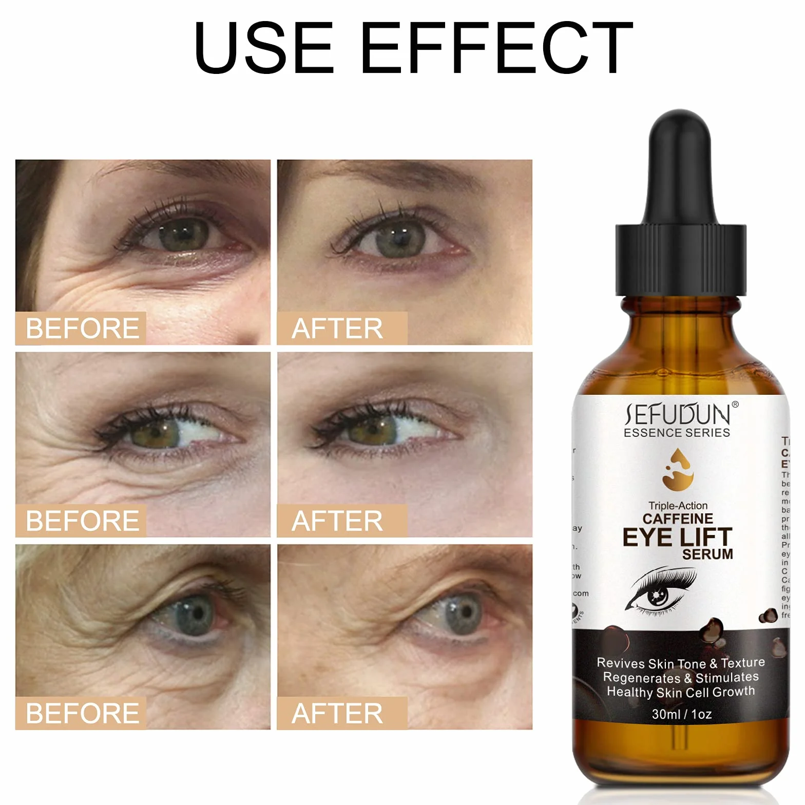 Serum przeciwstarzeniowe z EGCG, witamina C, kwas hialuronowy, kolagen