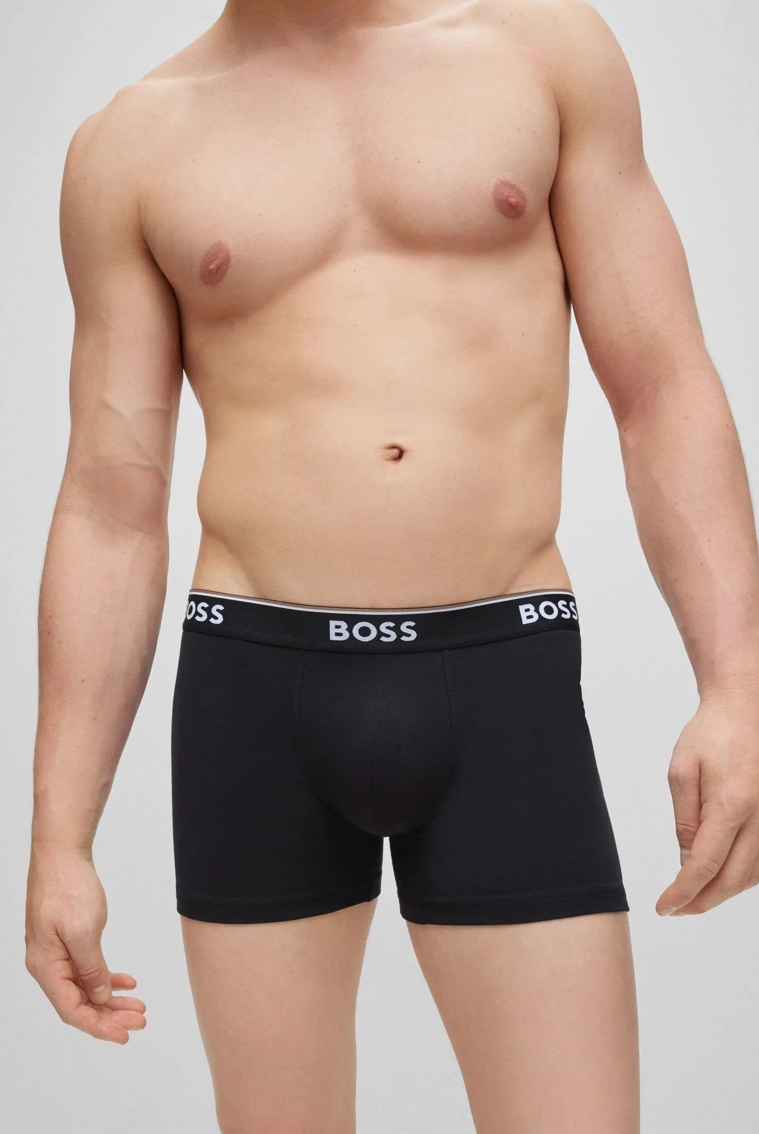 BOSS Bokserki męskie, 3 sztuki w opakowaniu, New - Open Miscellaneous962, L