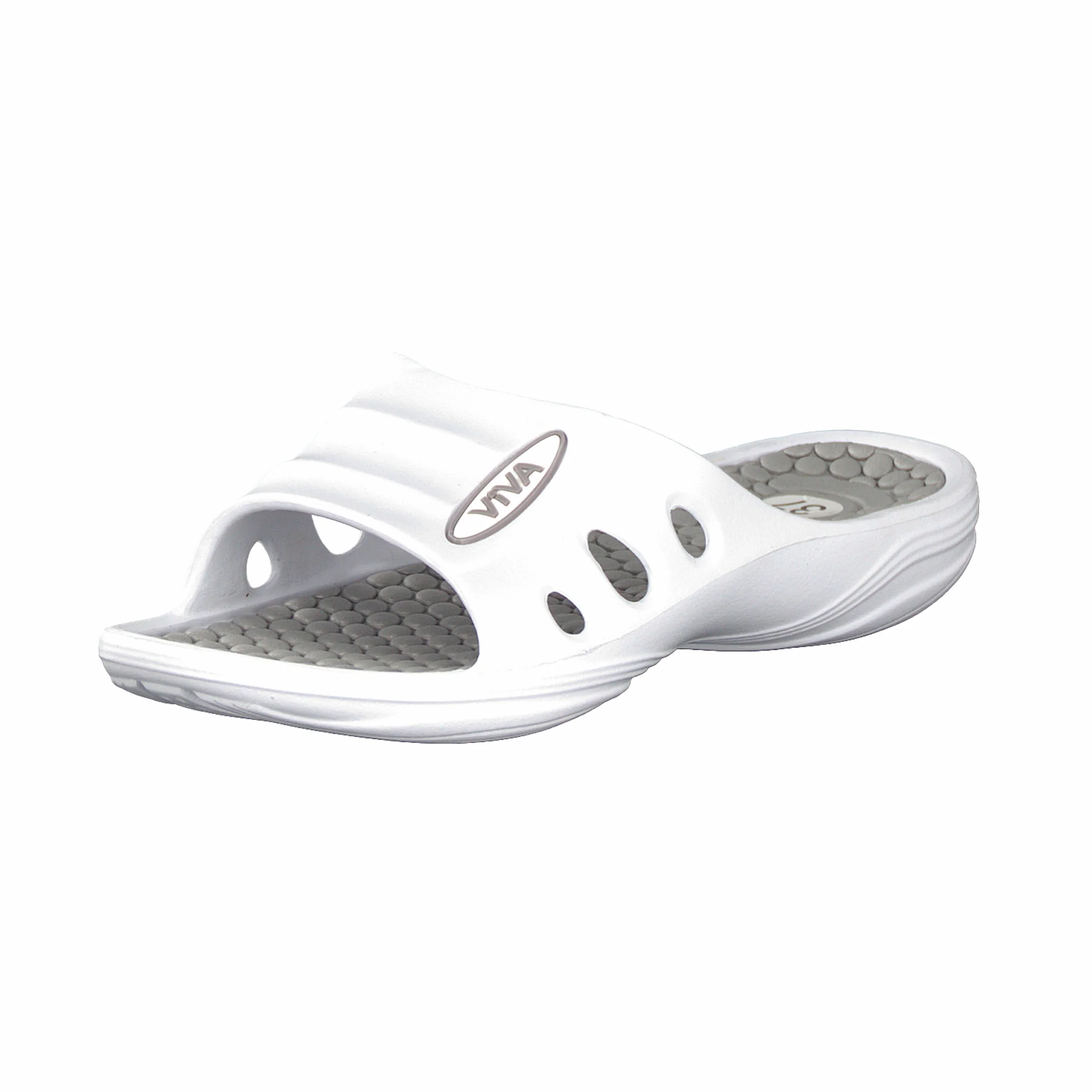 Brandsseller Damskie buty kąpielowe, klapki kąpielowe, buty plażowe, kolory: biały/koralowy, biały/jasnoszary, biały/turkusowy, rozmiar: 36-41