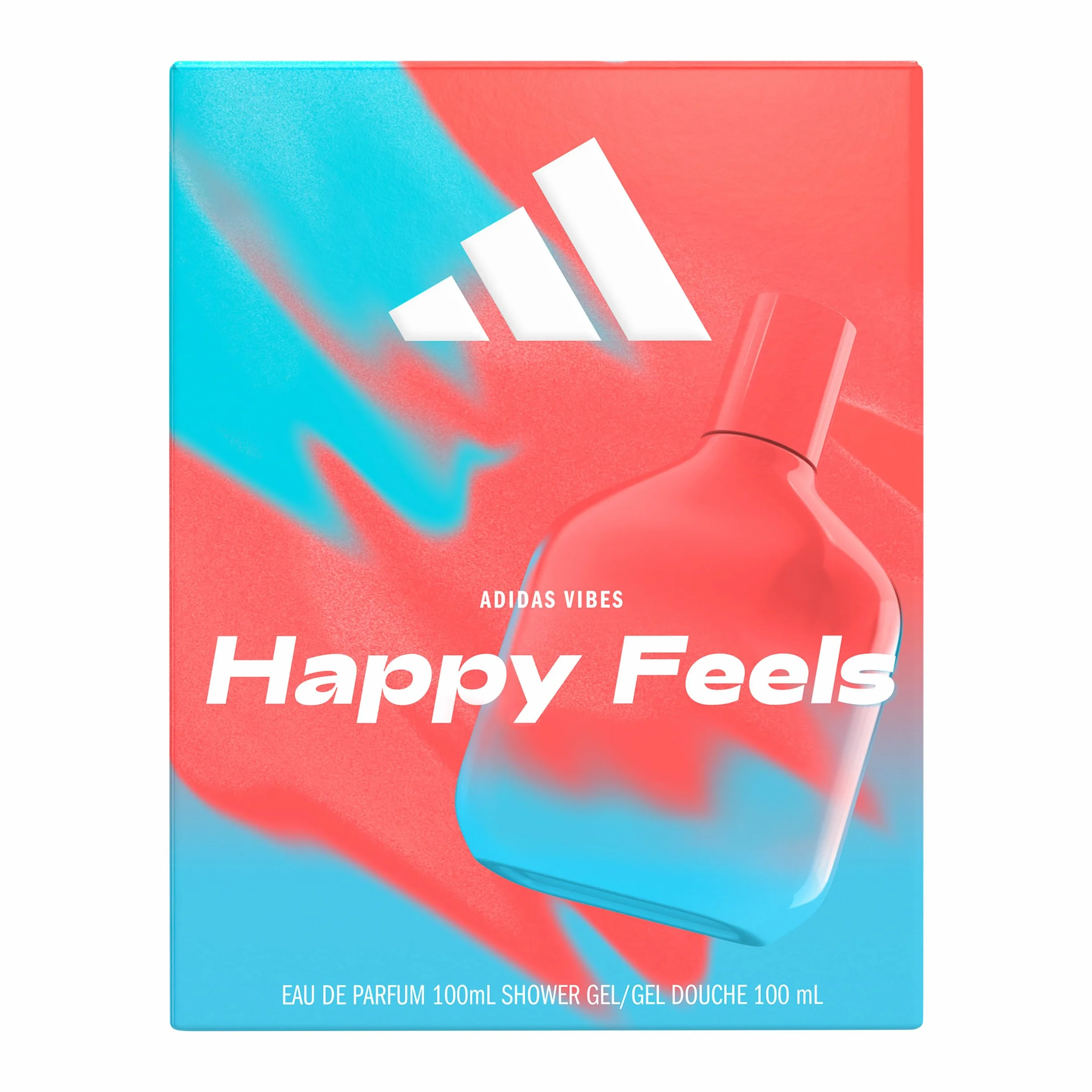 Adidas Vibes Happy Feels woda perfumowana 100 ml żel pod prysznic 100 ml