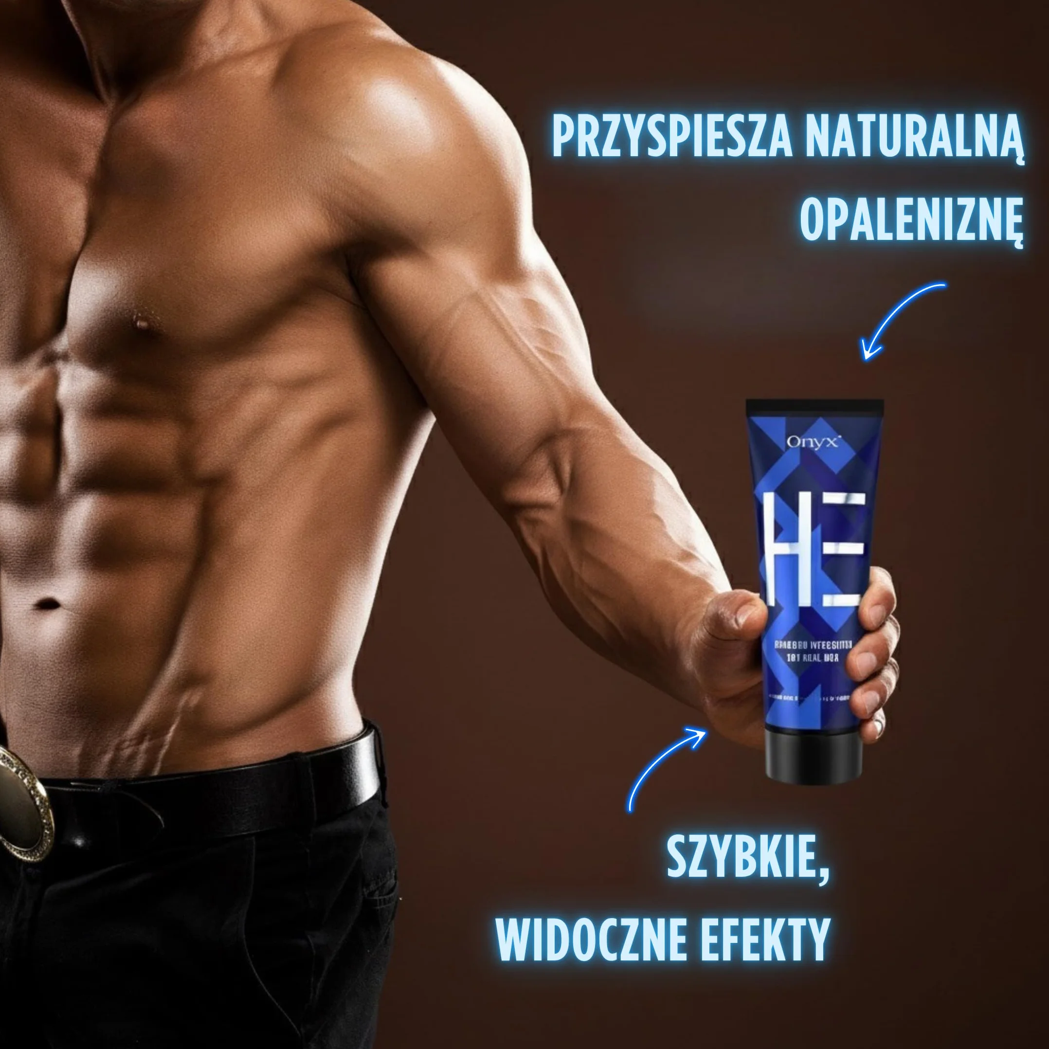 Onyx HE balsam do solarium przyspieszający opalanie dla mężczyzn brązujący