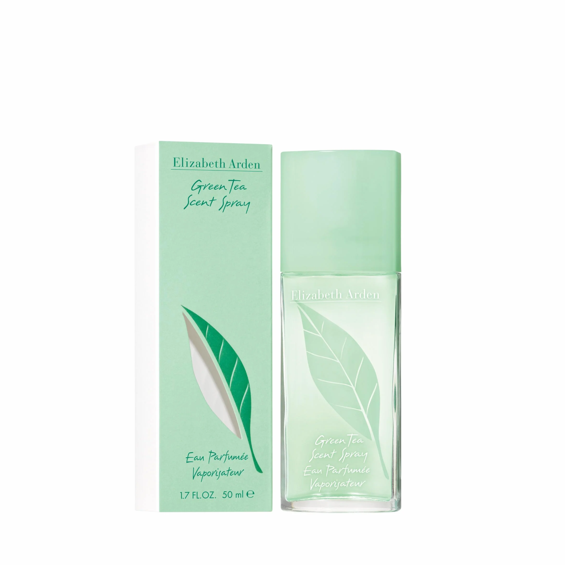Elizabeth Arden Green Tea – Eau de Parfum Spray femme/women, 50 ml, orzeźwiający zapach damski z kwiatową nutą cytrusową, naturalne składniki i wybrane nuty zapachowe, perfumy na co dzień