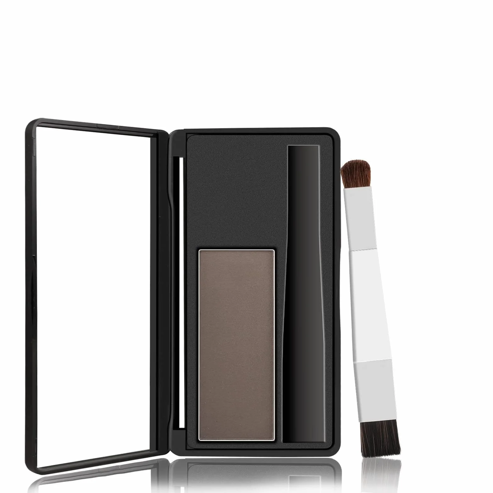 Boobeen Wielofunkcyjny zestaw pudrów do cieniowania linii włosów, puder Root Touch Up, tymczasowa paleta korektorów z pędzelkiem do makijażu, natychmiastowe pokrycie koloru włosów