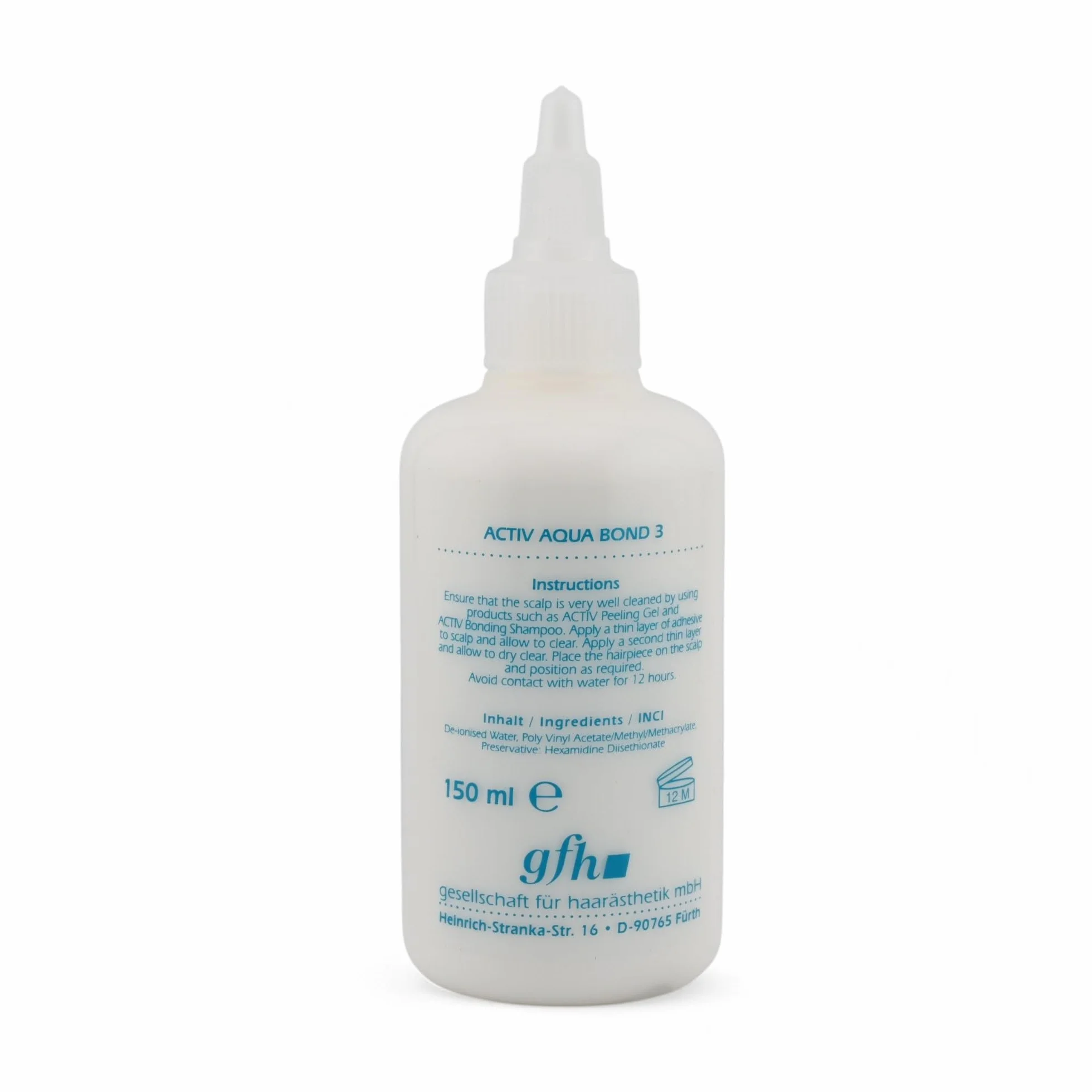 Aqua Bond 3-150 ml do trwałego mocowania tuupetów, peruk, tresek