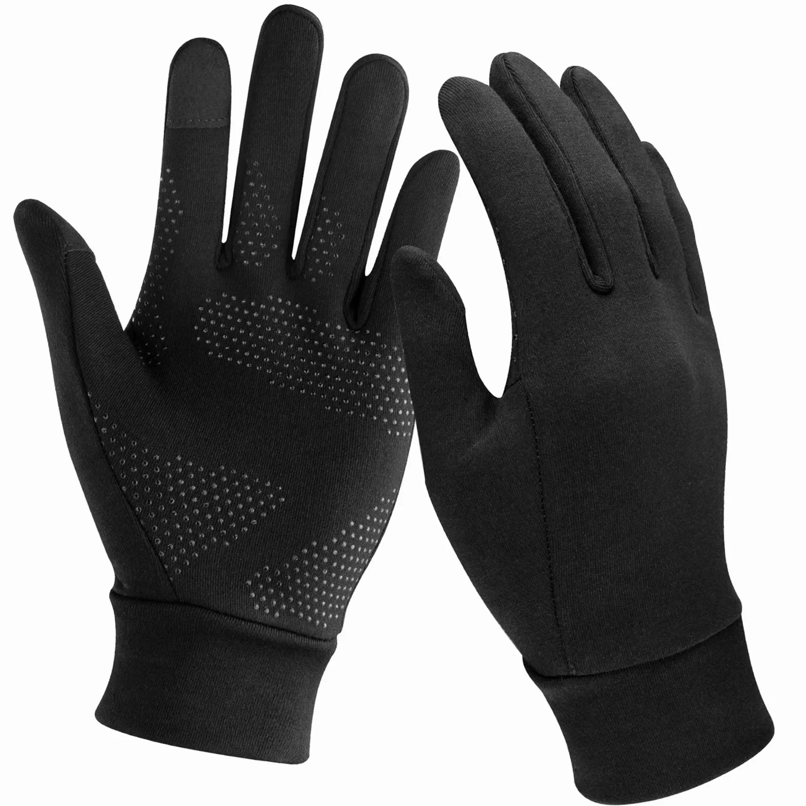 Unigear Touchscreen Gloves, Unisex Sports Glove Glove Lining Outdoor Running Gloves Ciepłe wiatroodporne zimowe rękawiczki Antypoślizgowe pełne palce do biegania, jazdy, jazdy na rowerze, pieszych wędrówek
