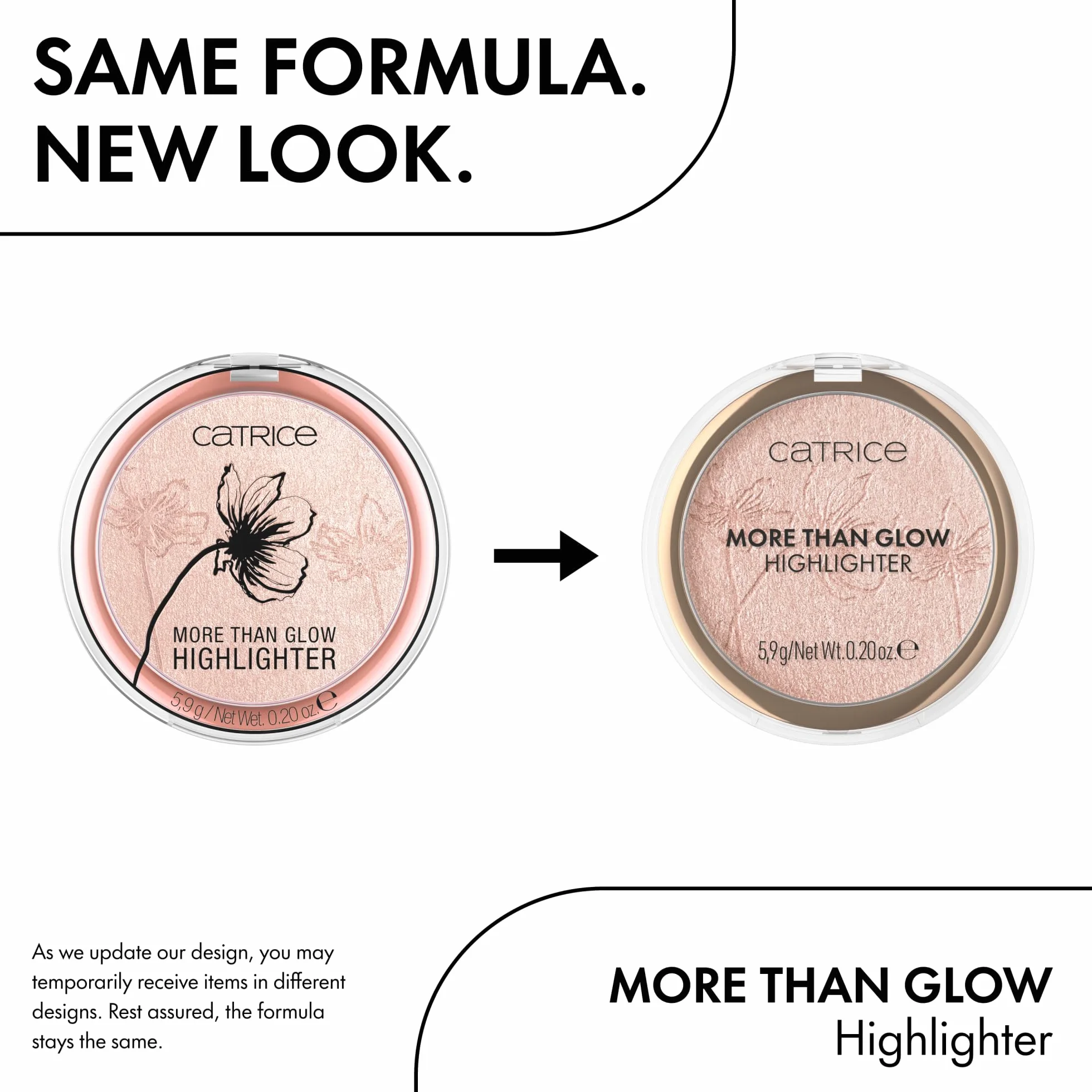 Catrice Puder rozświetlający More Than Glow, intensywny, mieniący się, metaliczny (5.9g)