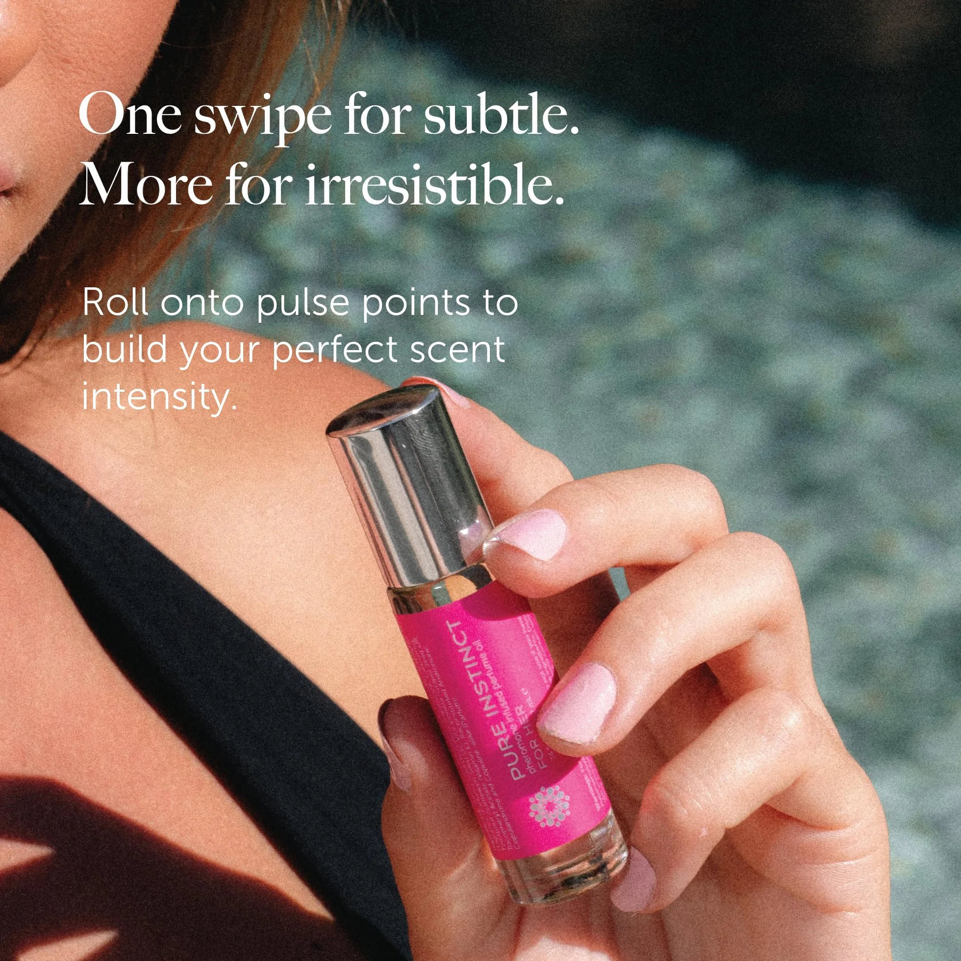 Pure Instinct Feromonowy olejek perfumowany dla niej - kulka 10,2 ml | 0,34 Fl. Oz