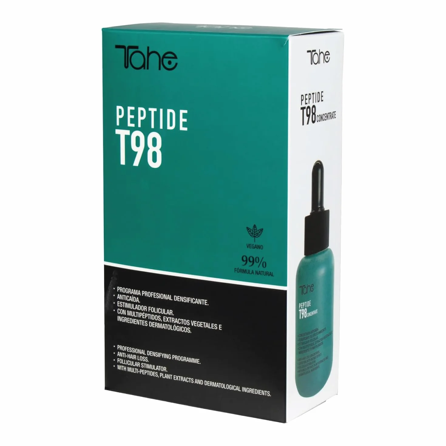 Tahe Peptide T98 Pack Program zapobiegania wypadaniu włosów: Koncentrat leczenia 50 ml + Szampon przeciw upadkowi 300 ml