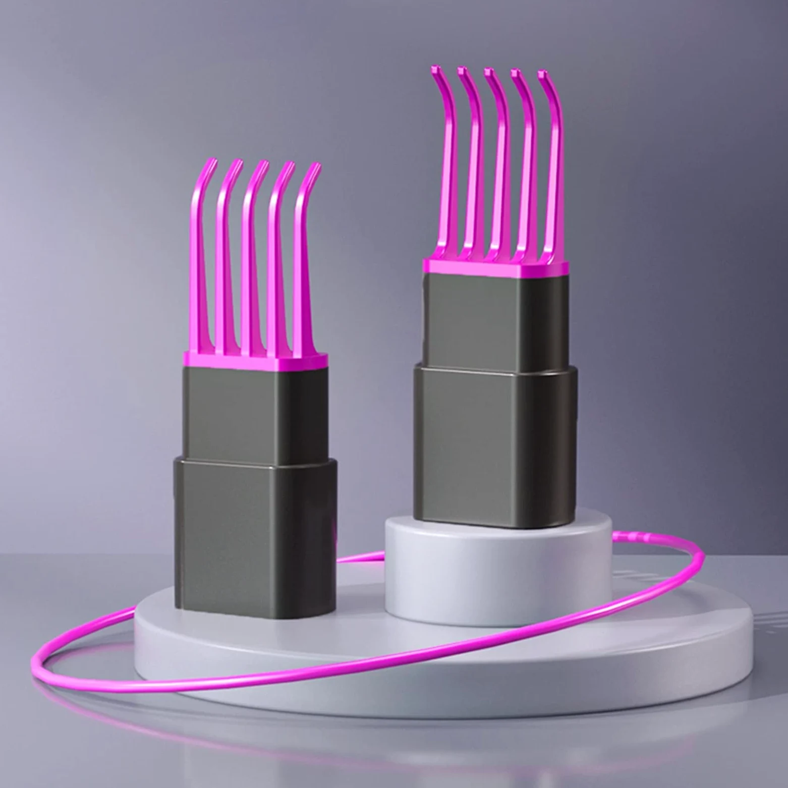 DieffematicSZ Grzebień Hair Comb Cleaning Design Air Cushion Comb Long Hair Special Air Bag Massage Comb Household Comb