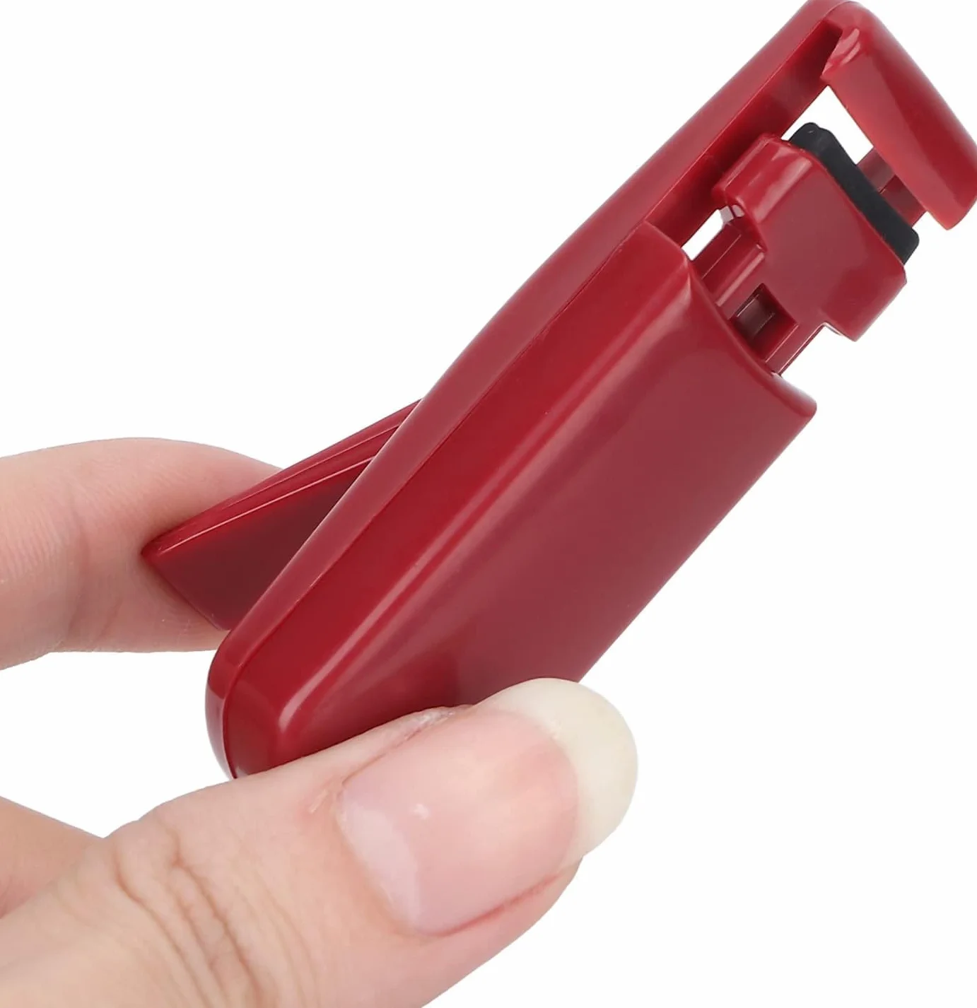 Zalotka, 2 Szt. Szybko Nagrzewająca Się Zalotka Termiczna Zalotka Zalotka z Silikonowym Wypełnieniem Przenośna Zalotka Mini Zalotka Narzędzie Długotrwały Zestaw Zalotek(czerwony)