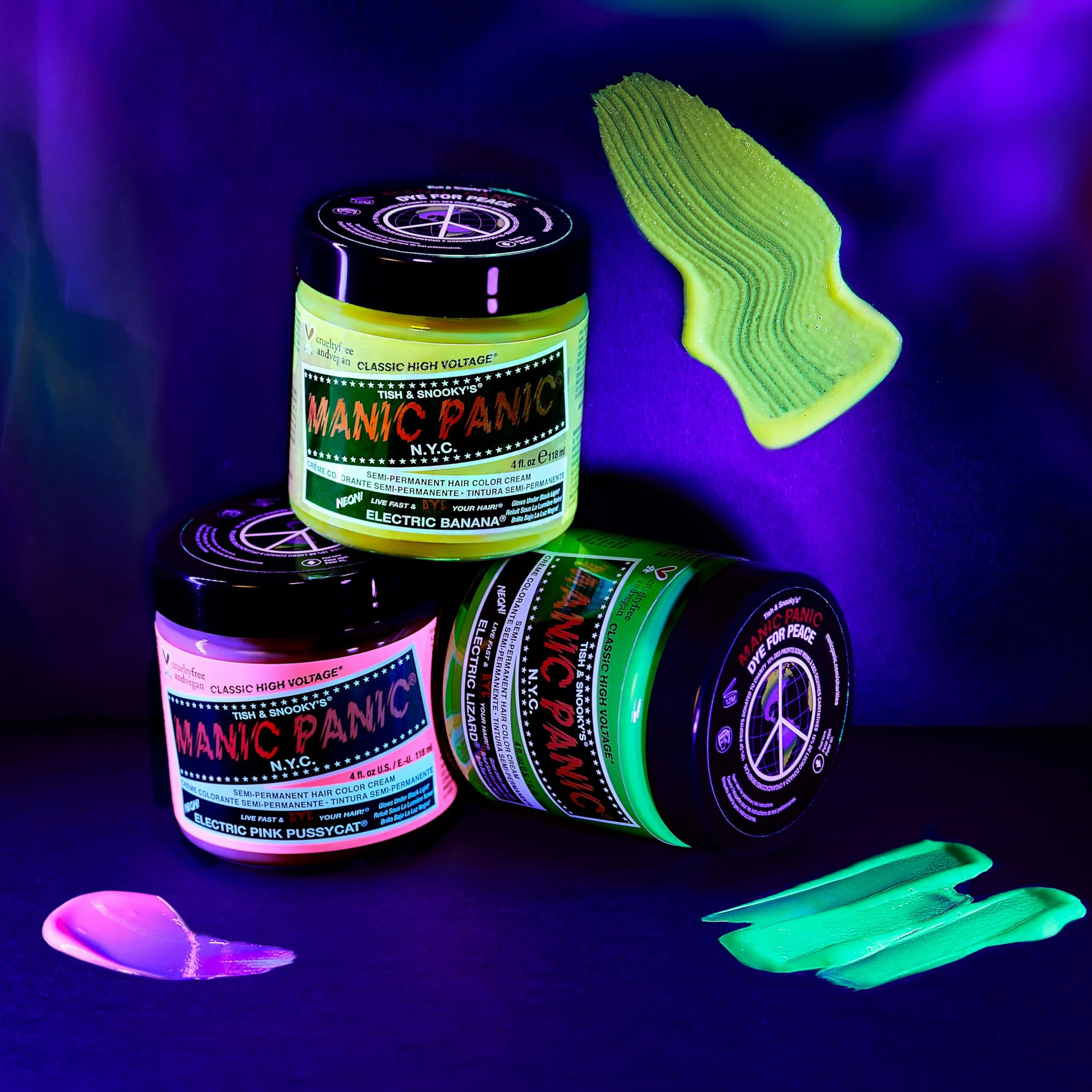 Manic Panic Classic Cream Półtrwała Farba do Włosów, Electric Lizard, 118 ml