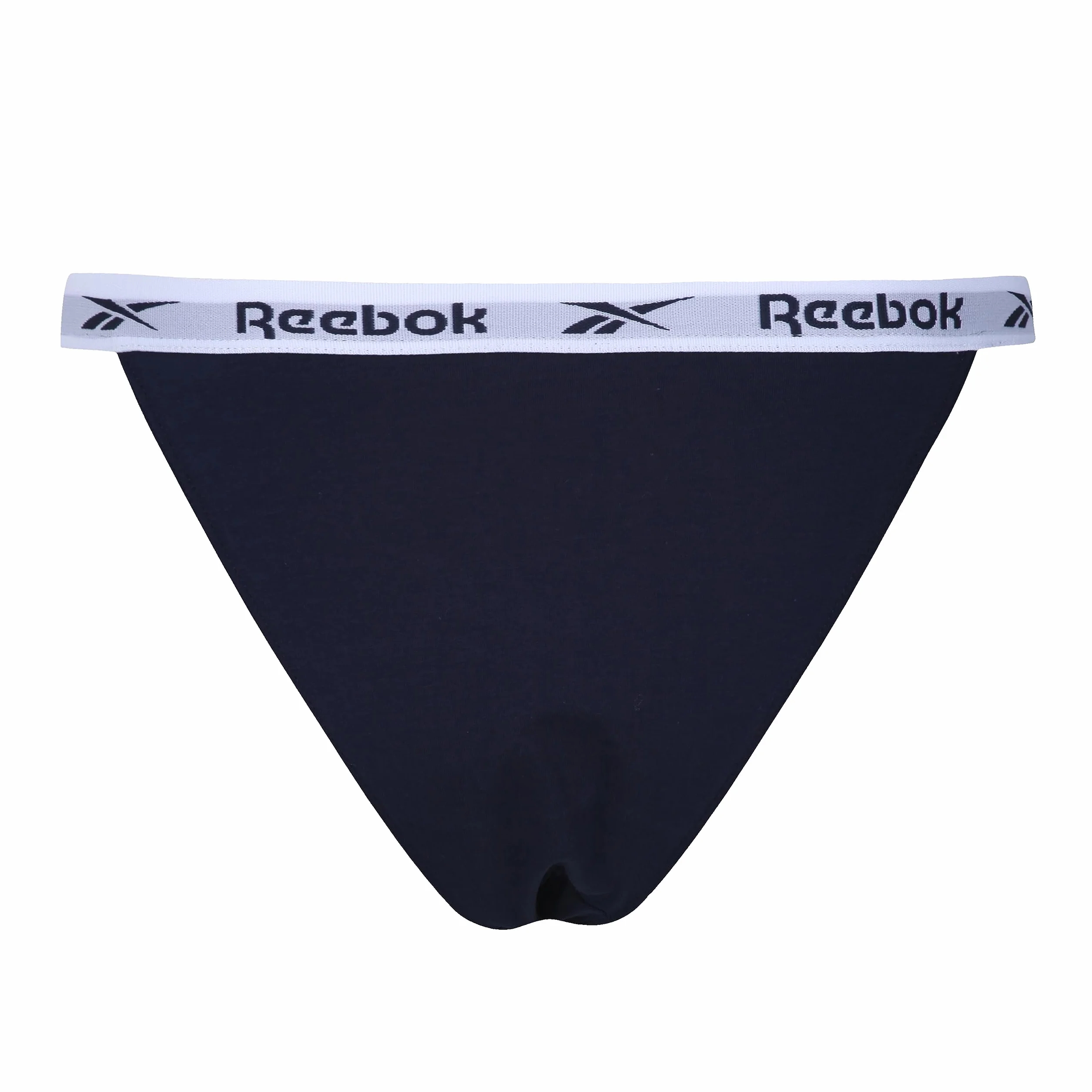 Reebok Figi Kobiety Damen Reebok Tanga-slips In Navy/Print/Grau - Packung Mit 3 Stück