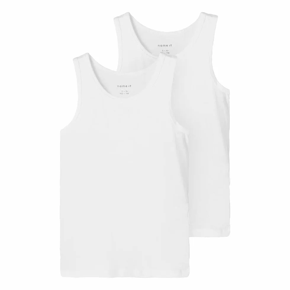 NAME IT Majtki chłopięce, Bright White, 134