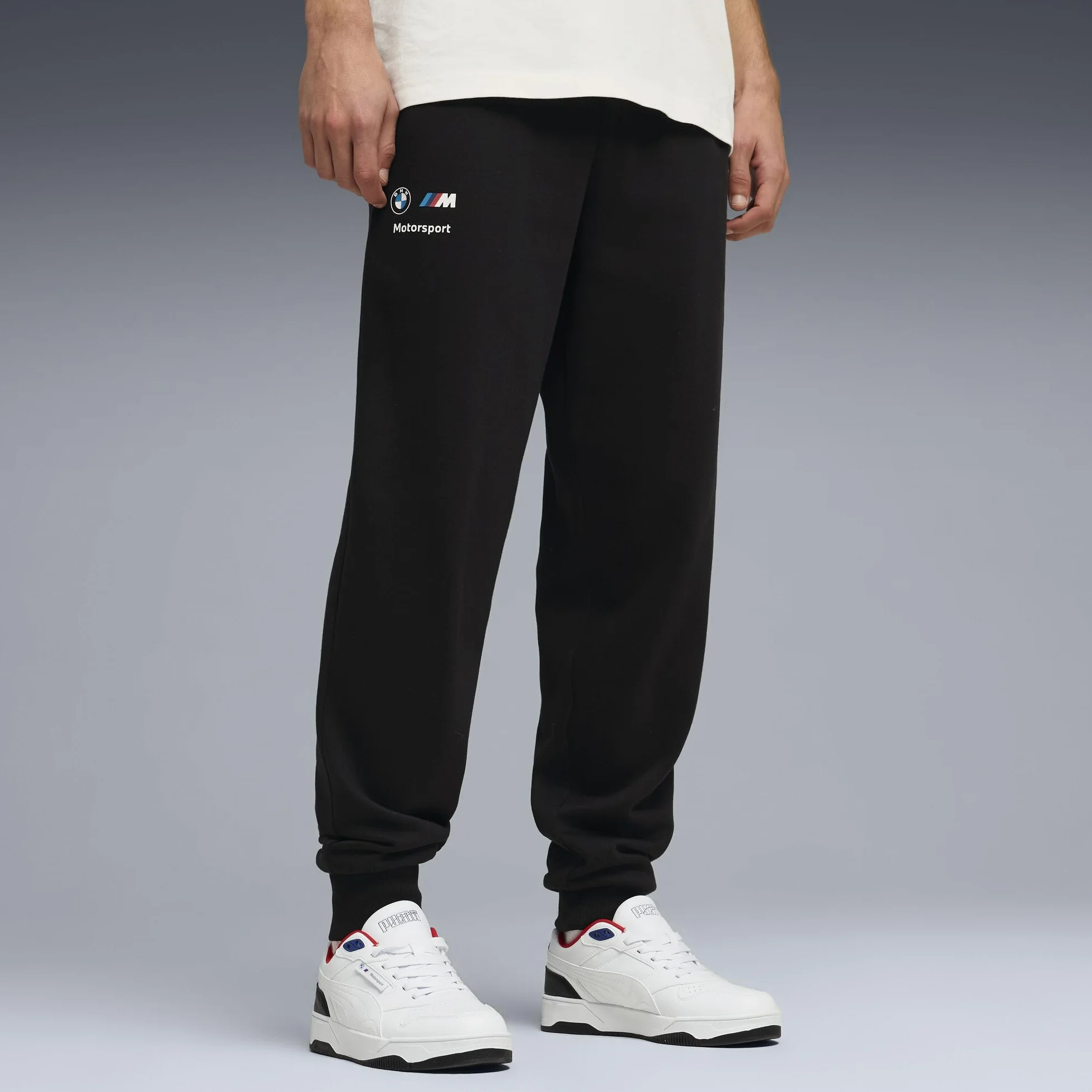 PUMA Bmw Mms Ess Pants Fleece - Spodnie z dzianiny Mężczyźni