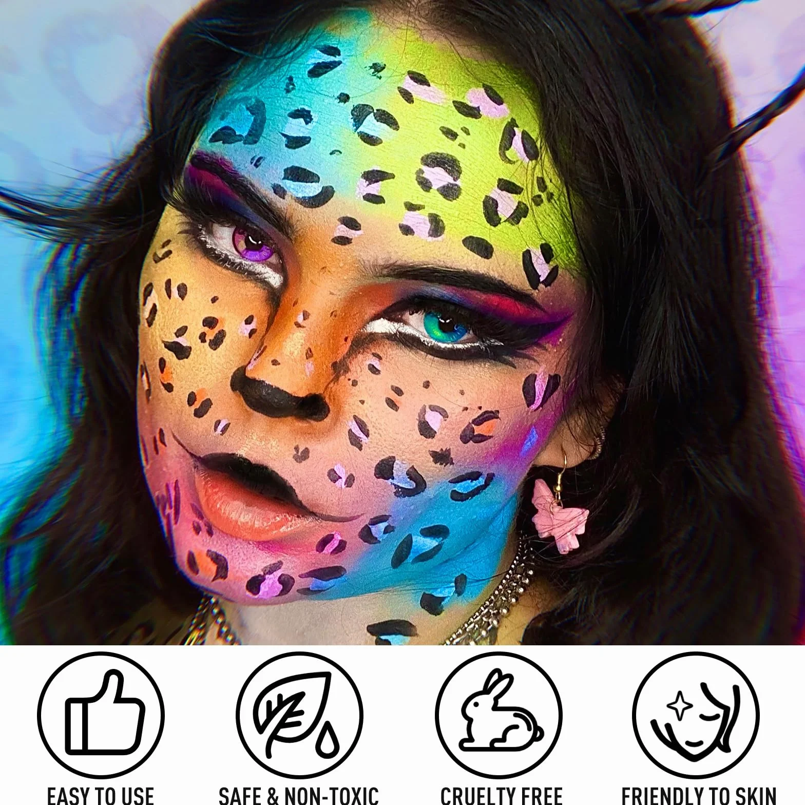 UCANBE Athena Face Paint 20 kolorów do makijażu teatralnego, na Halloween, wysokie odwzorowanie kolorów, oleista farba do twarzy, do malowania brzucha, na karnawał, imprezę