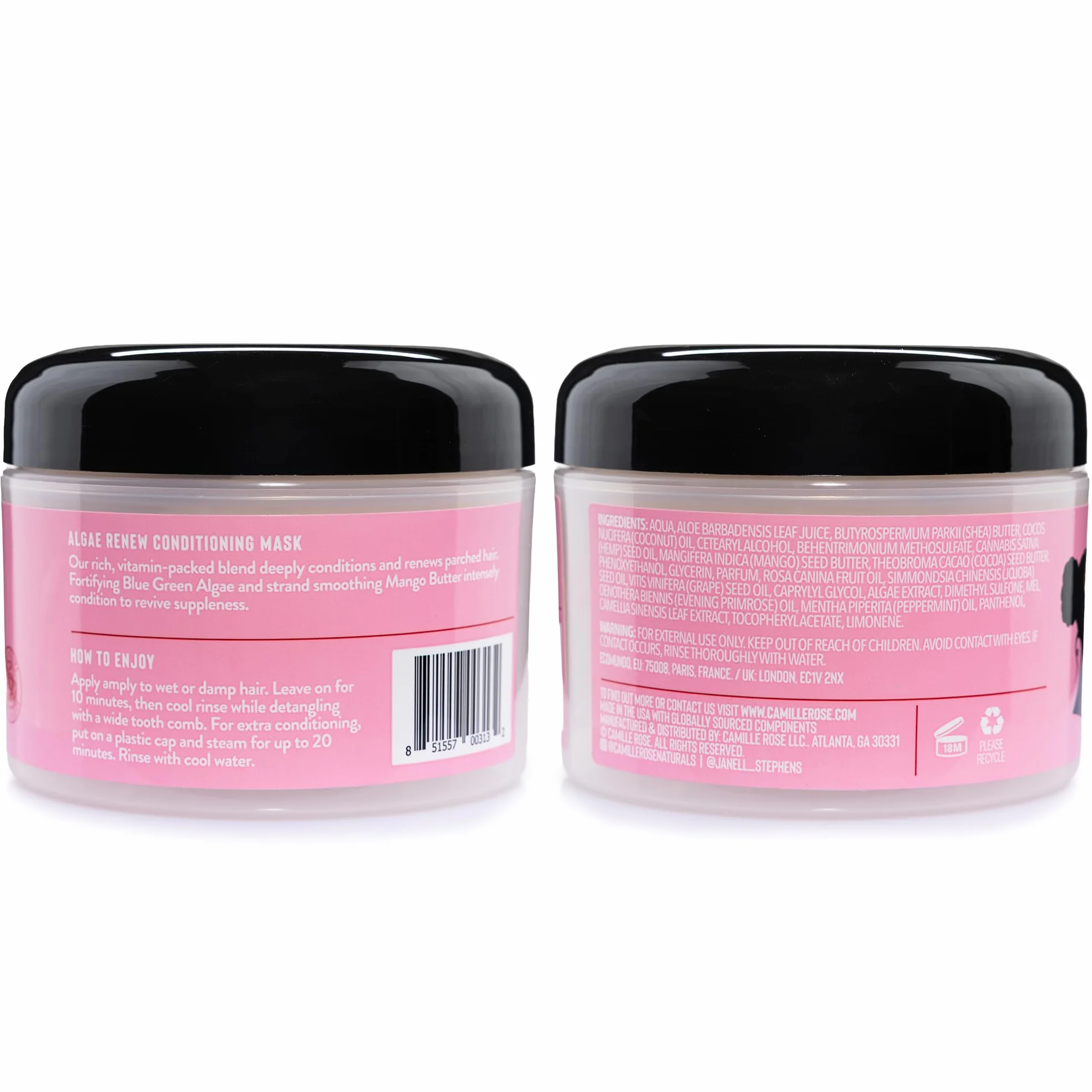 Camille Rose Naturals Algae Renew Deep Conditioning Mask 8oz