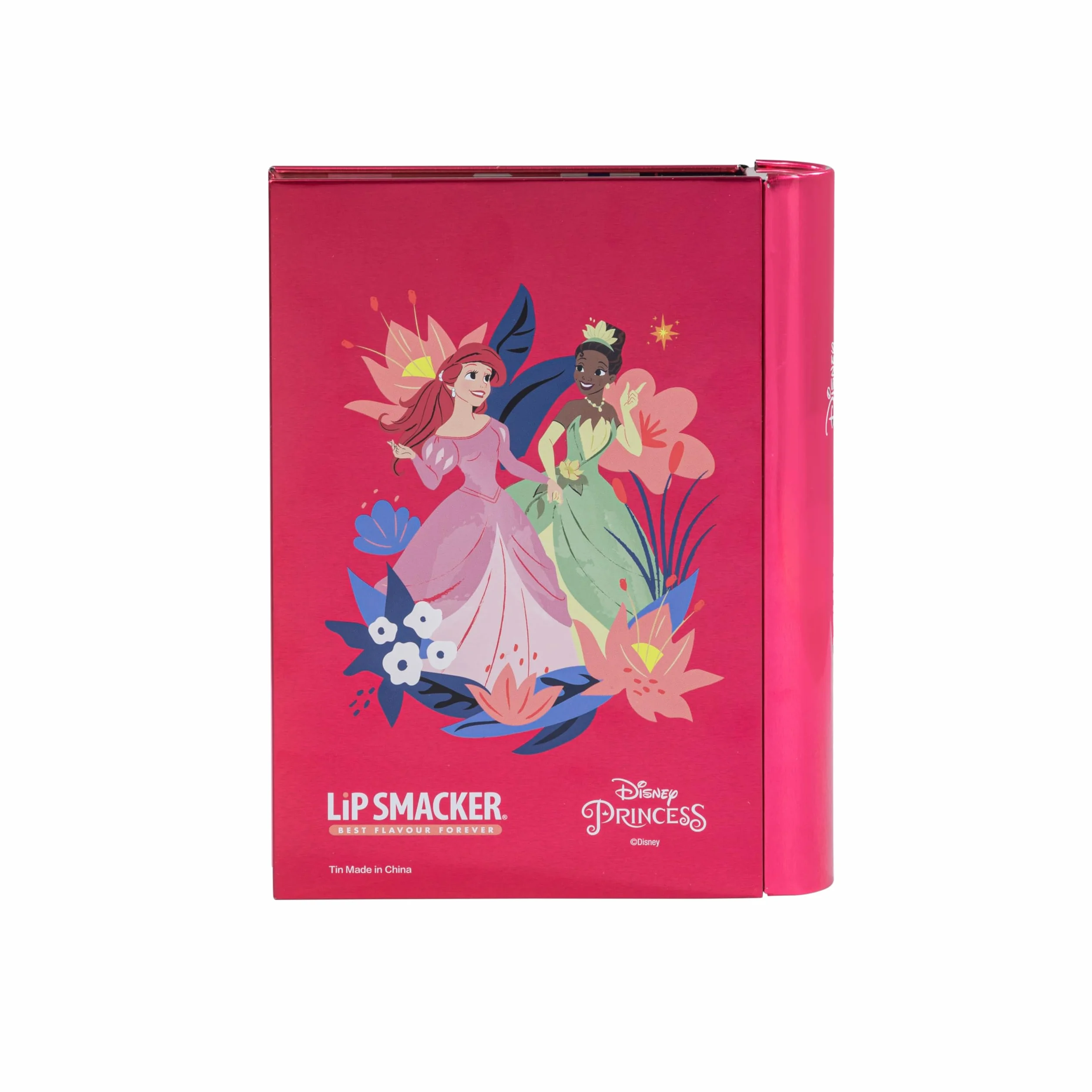 Lip Smacker Disney Beauty Book Tin, Zestaw do Makijażu dla Dziewczynki z Pomadkami, Błyszczykami, Lśniącymi Cieniami do Powiek i Lakierami do Paznokci, w Tym Akcesoria do Włosów i Makijażu