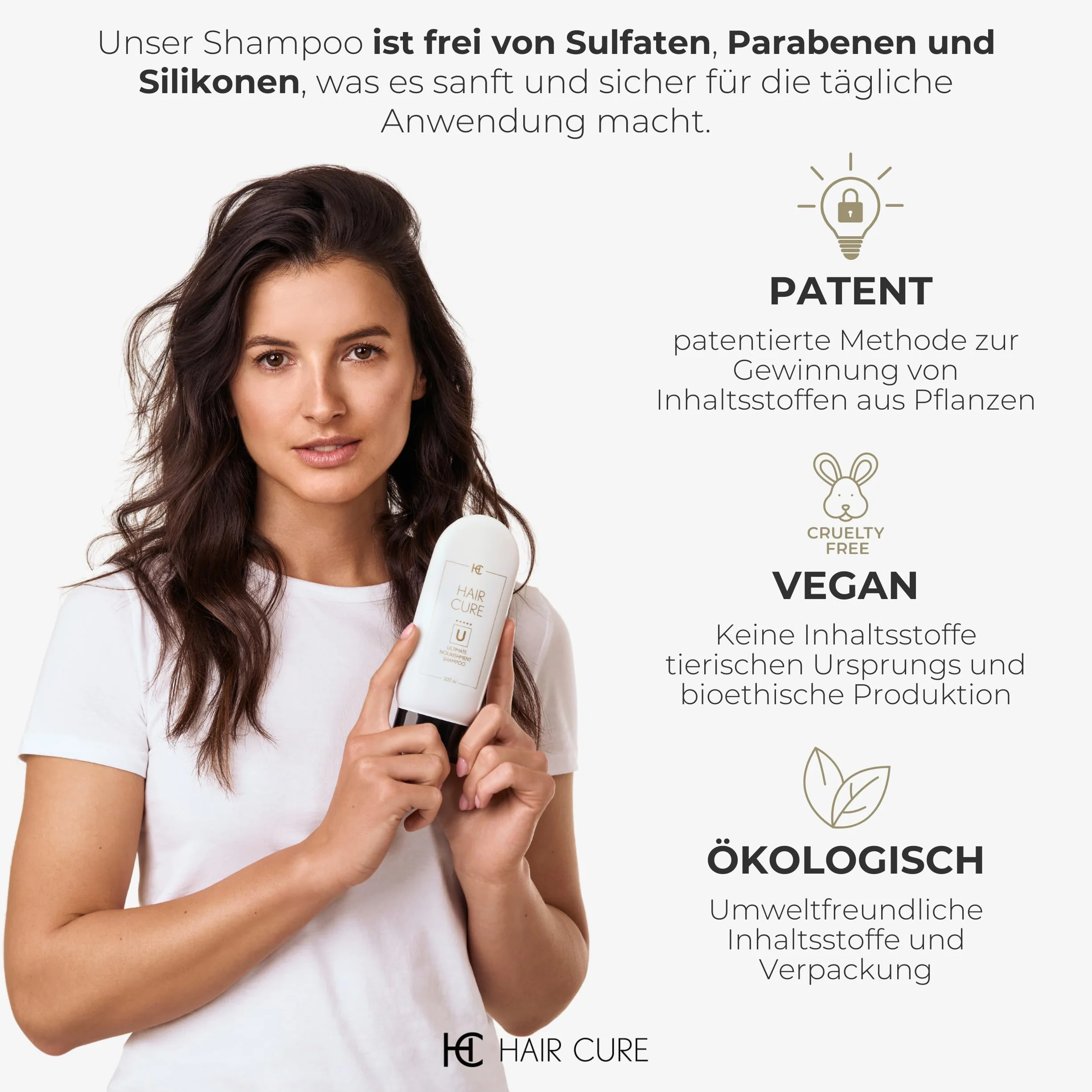 HAIR CURE Odżywczy Szampon Przeciw Wypadaniu Włosów 200 ml