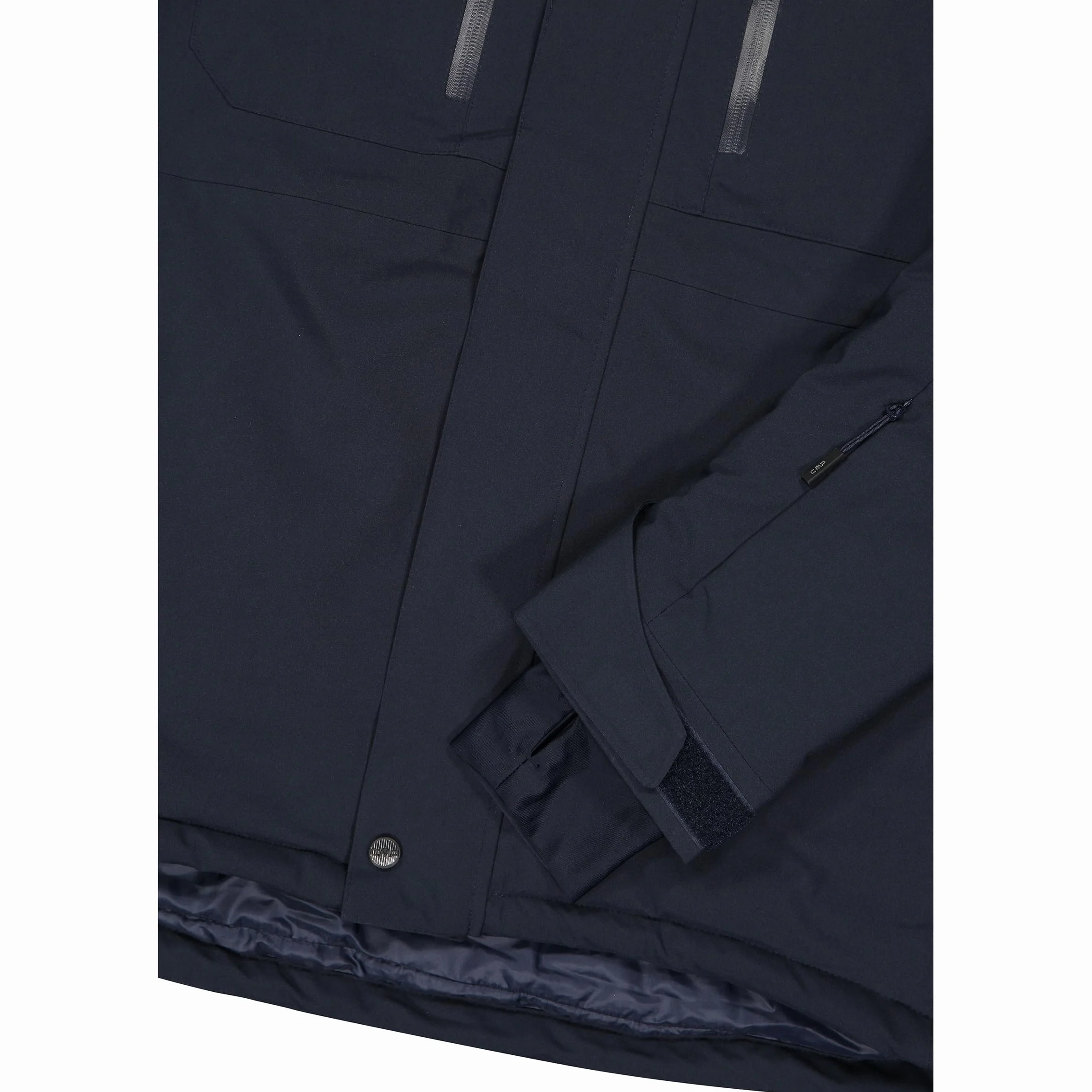 CMP Męska kurtka narciarska z kapturem Black Blue 56