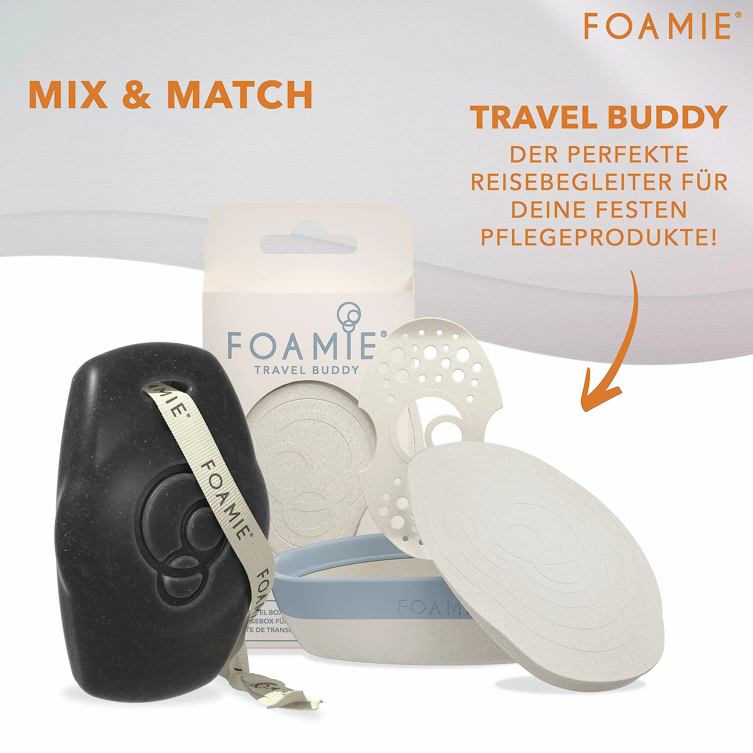 Foamie Men 3 w 1 stały żel pod prysznic i szampon, węgiel aktywny z drewna różanego – do ciała, twarzy i włosów – mocny zapach drzewny, gruntowne czyszczenie i pielęgnacja – wegański, bez plastiku i
