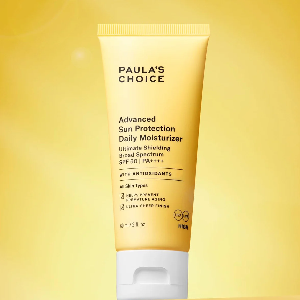 Paula's Choice Advanced Sun Protection Daily Moisturiser SPF 50 PA++++ Krem Nawilżający z Ochroną Przeciwsłoneczną 60 ml