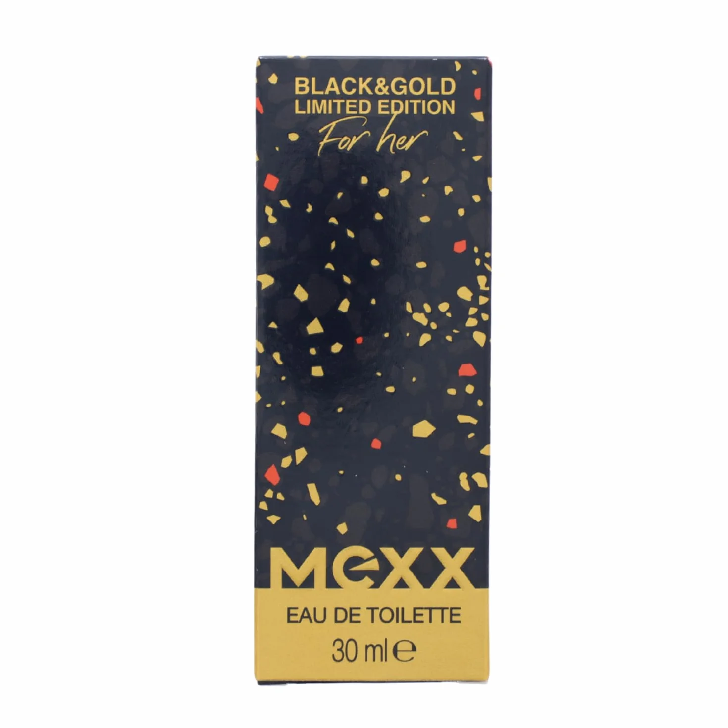 Mexx Black & Gold Limited Edition Woman Eau de Toilette, zmysłowo-kwiatowy zapach dla kobiet, 30 ml