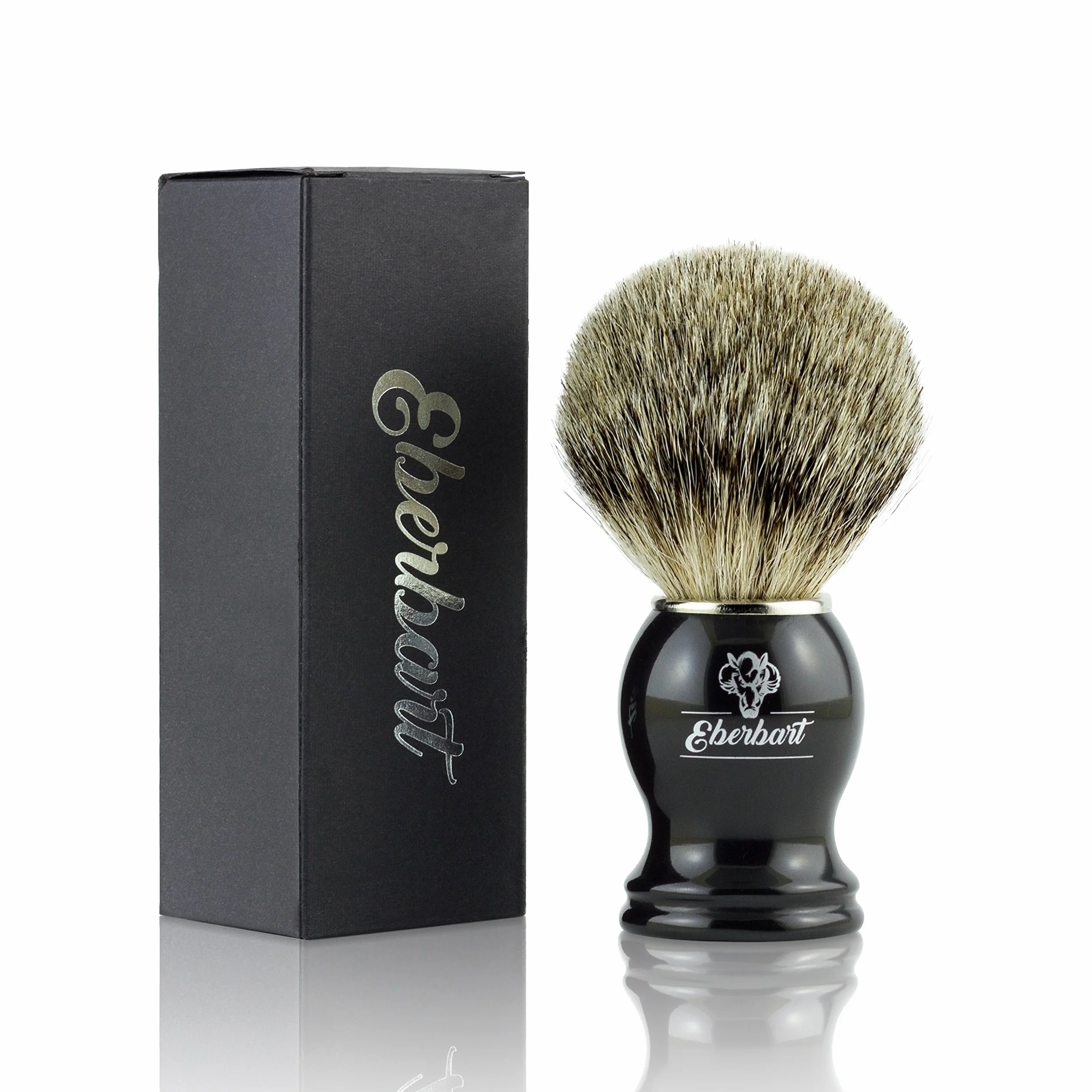 Badger pędzel do golenia z naturalnego włosia borsuka w eleganckim opakowaniu