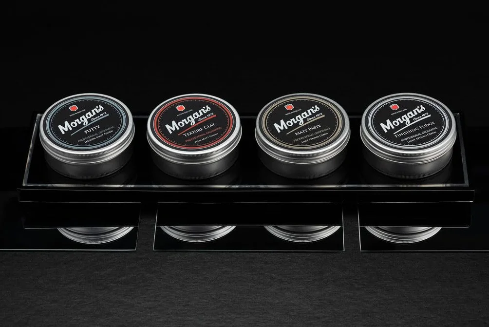Glinka do stylizacji włosów Morgan's Pomade Tlenek, mocny chwyt, matowe wykończenie, 75 ml