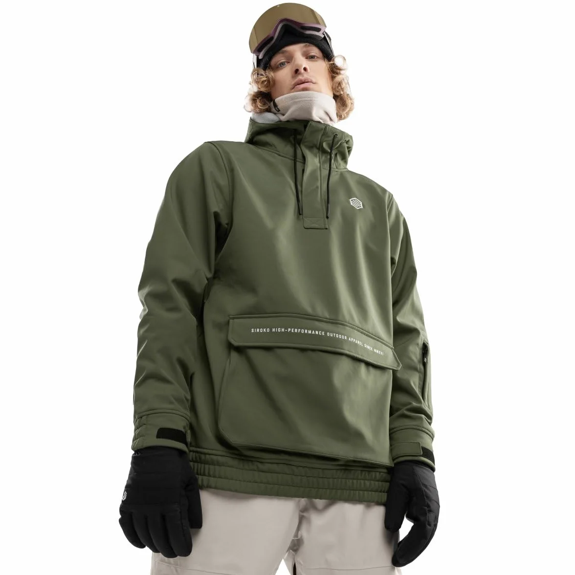 SIROKO - Kurtka Snowboardowa z Kieszenią Kangurką Siroko W3 Robson