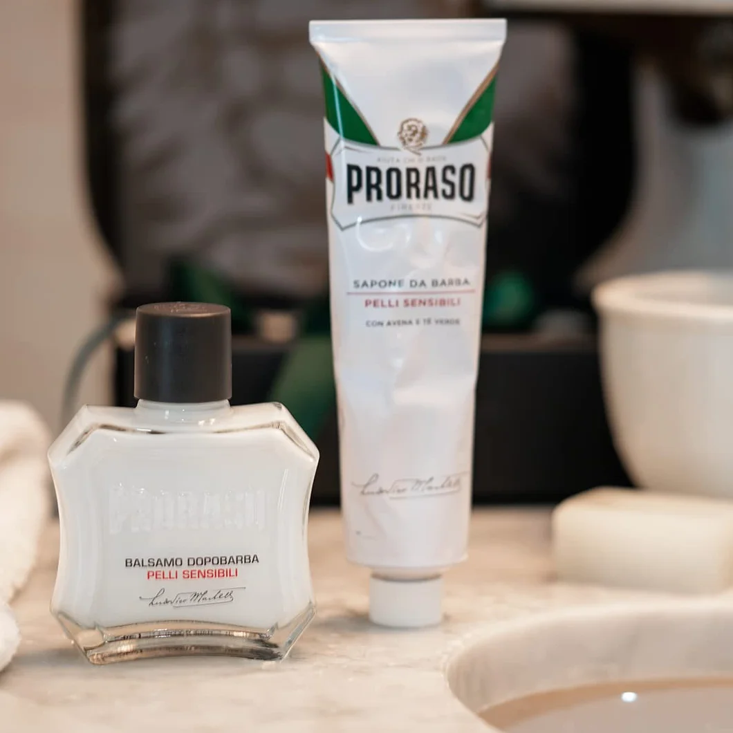 Proraso Płyn po Goleniu Balsam dla Skóry Wrażliwej 100 ml, Biały