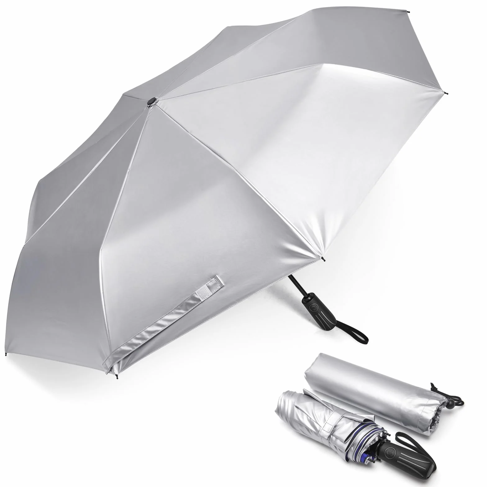G4Free 116 cm podróżny składany parasol podwójny baldachim automatycznie otwierany kompaktowy parasol