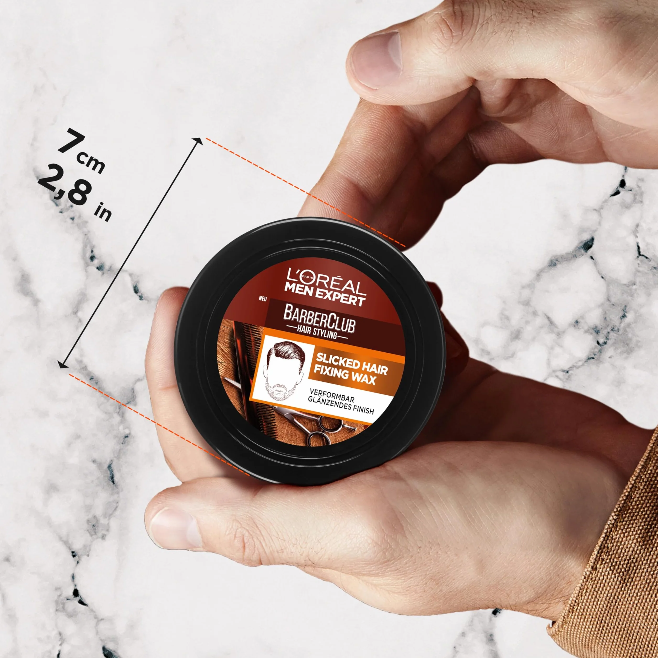 L'Oréal Men Expert Barber Club Wosk do włosów Slicked Hair Fixing Wax 75 ml