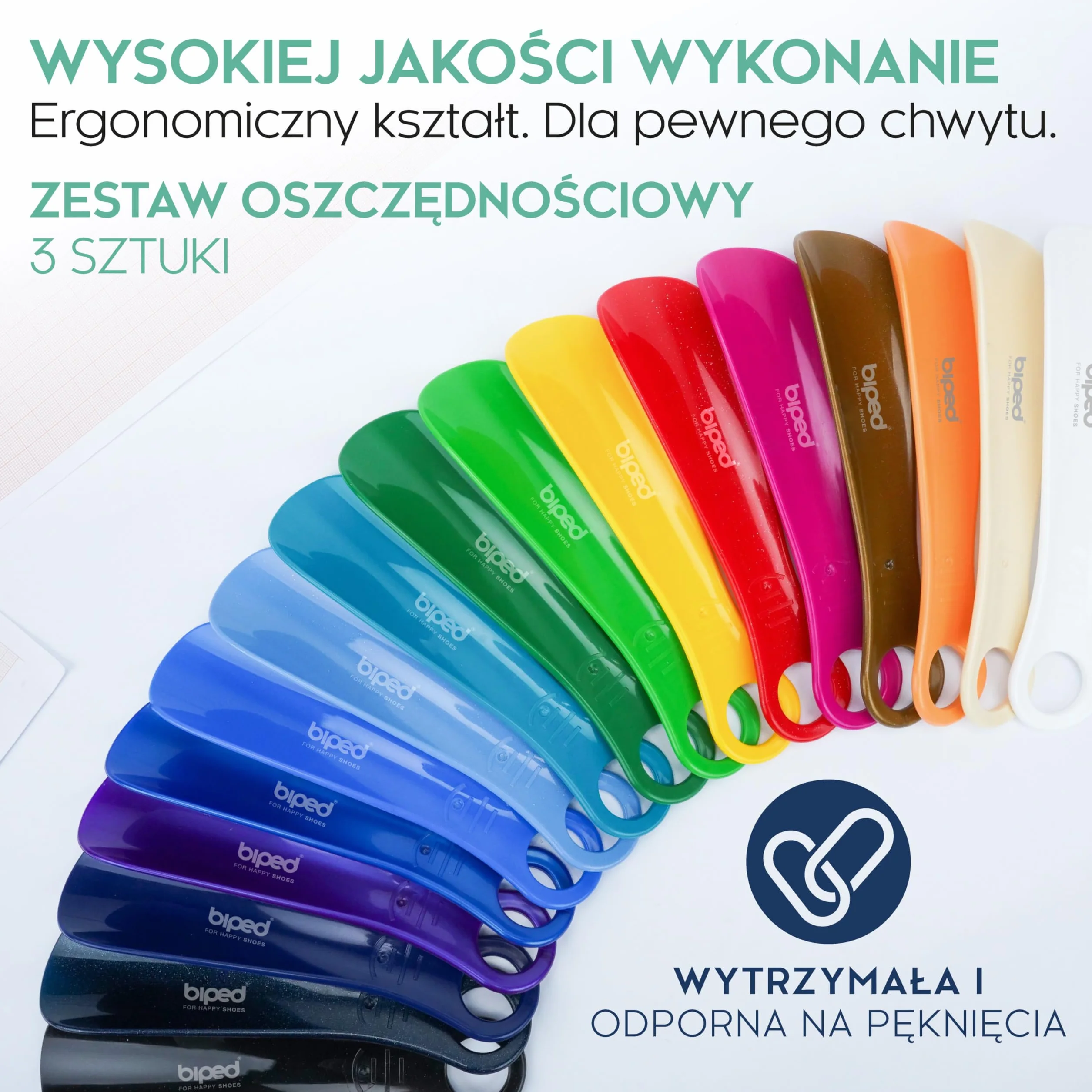 biped zestaw 3 łyżek do butów z tworzywa 18 cm – Ergonomiczne mini łyżki podróżne – Praktyczne lekkie akcesoria dla dzieci i dorosłych z1570(dark sky)