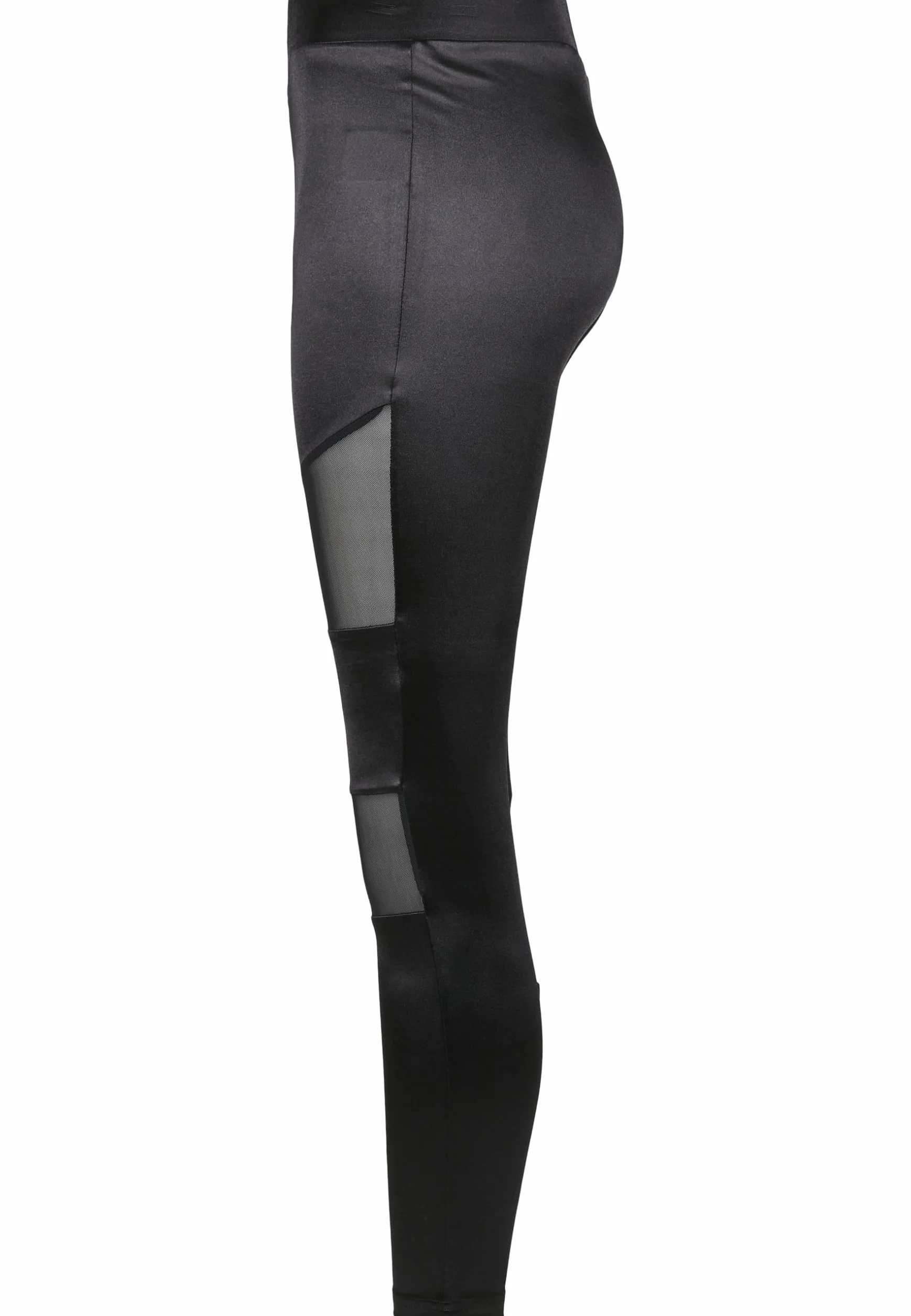 Urban Classics Ladies Shiny Tech Mesh Leggings - Leginsy Kobiety