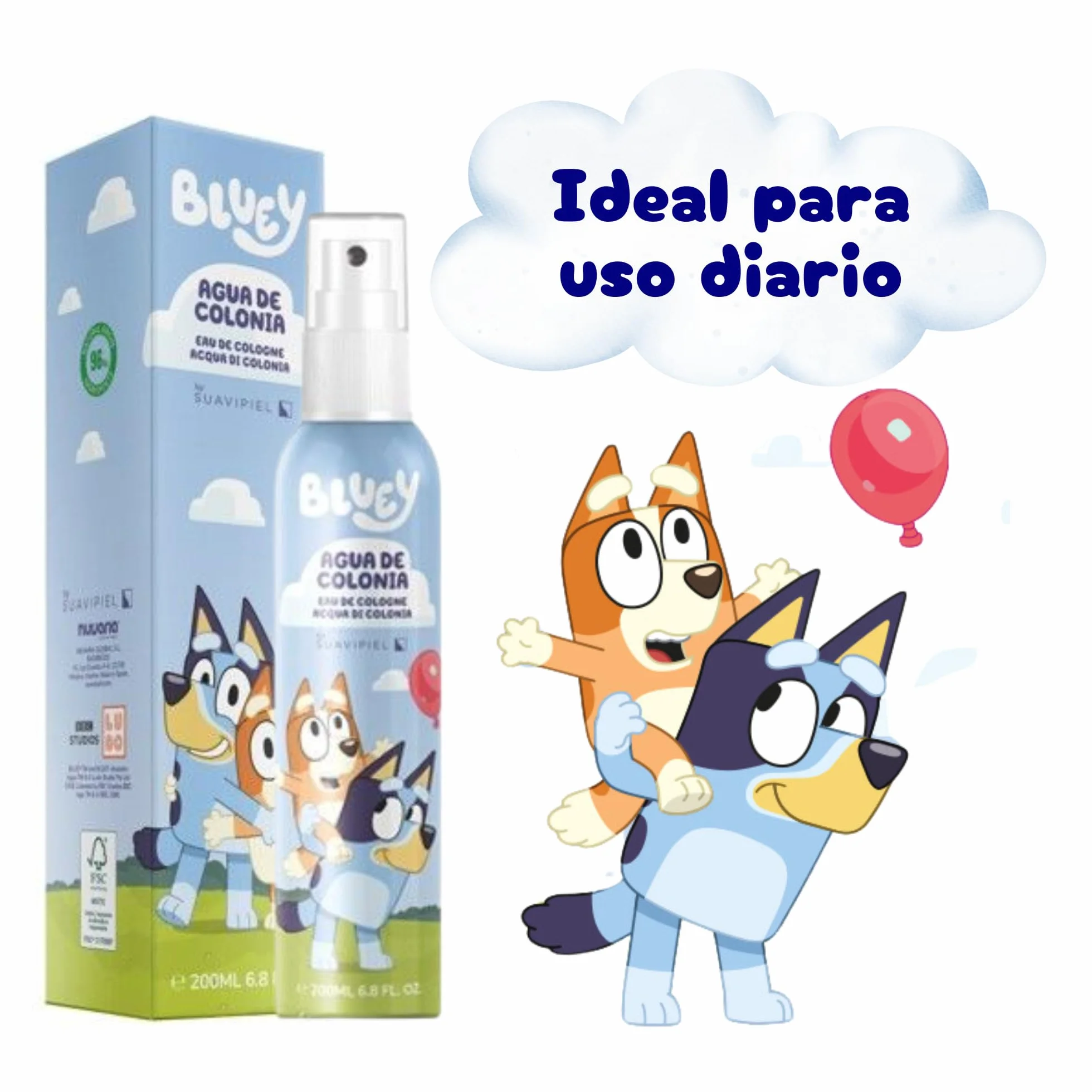 Woda toaletowa dla dzieci 200 ml | Perfumy dla chłopców i dziewcząt +3 lata | Świeży i zabawny zapach | Zapach owoców i kwiatów | Idealny do codziennego użytku