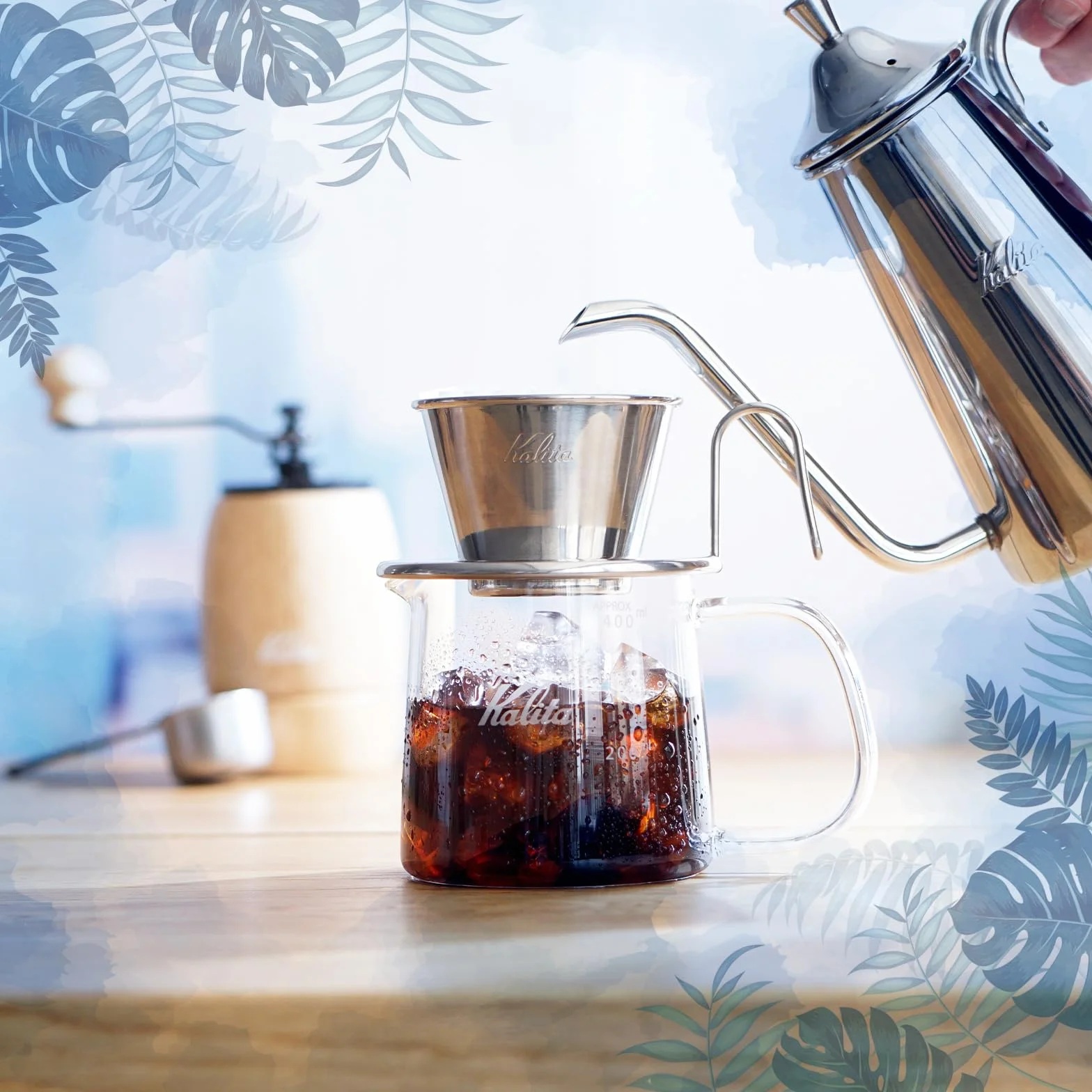 Kalita - Tsubame - Dripper ze stali nierdzewnej - WDS - 155