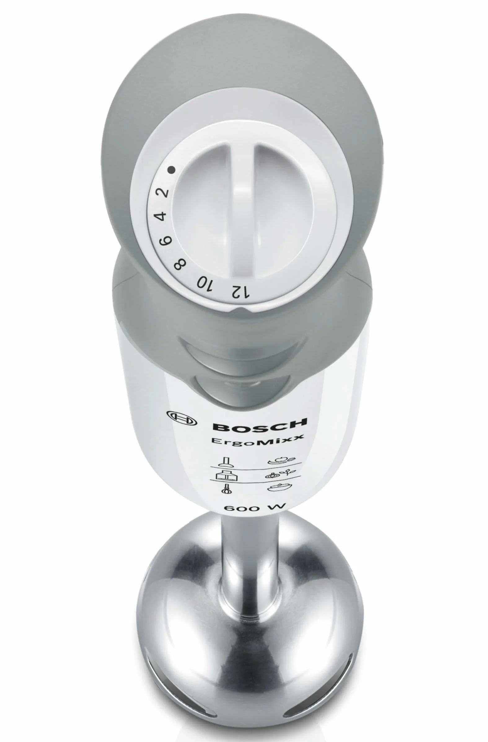 Bosch Hausgeräte MSM66150 ErgoMixx Blender Ręczny, Tworzywo Sztuczne, 20 W, Biały/Szary