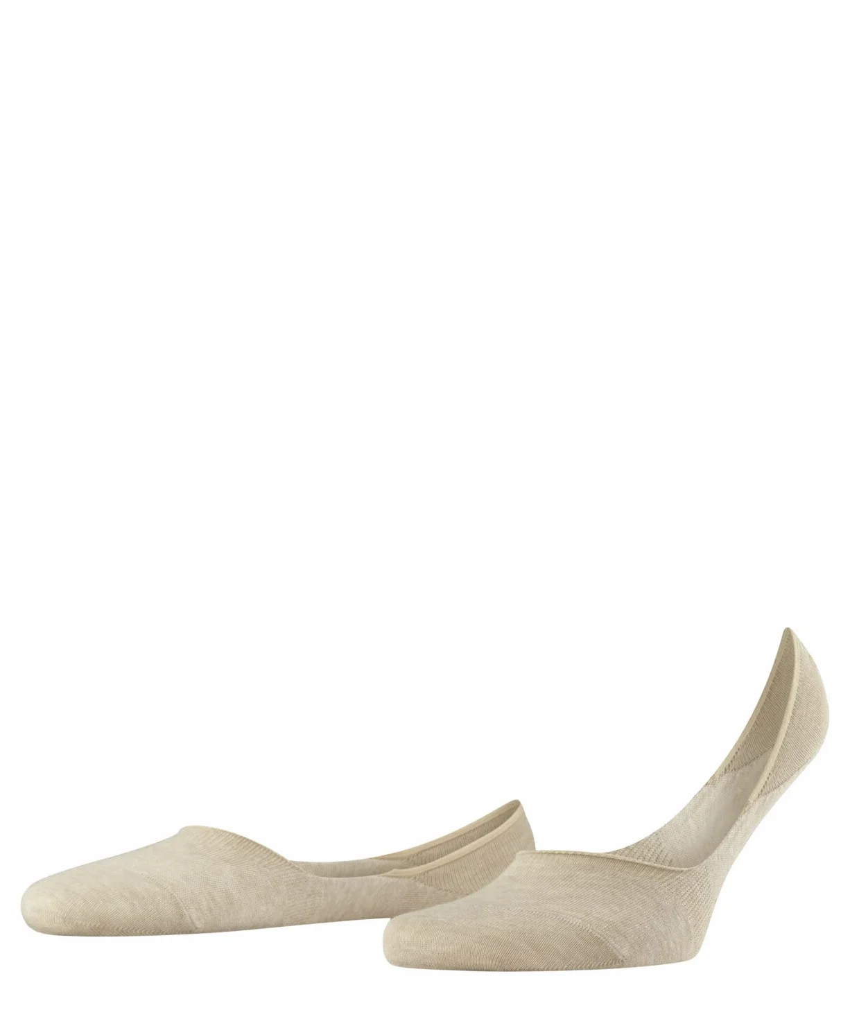 FALKE Mężczyźni Invisible Step Medium Cut niewidoczne jednokolorowe oddychająca bawełna niewidoczne krótkie wzmocnione miękki brzeg silikon na pięcie nieześlizgujące się niegniotące 1 Para