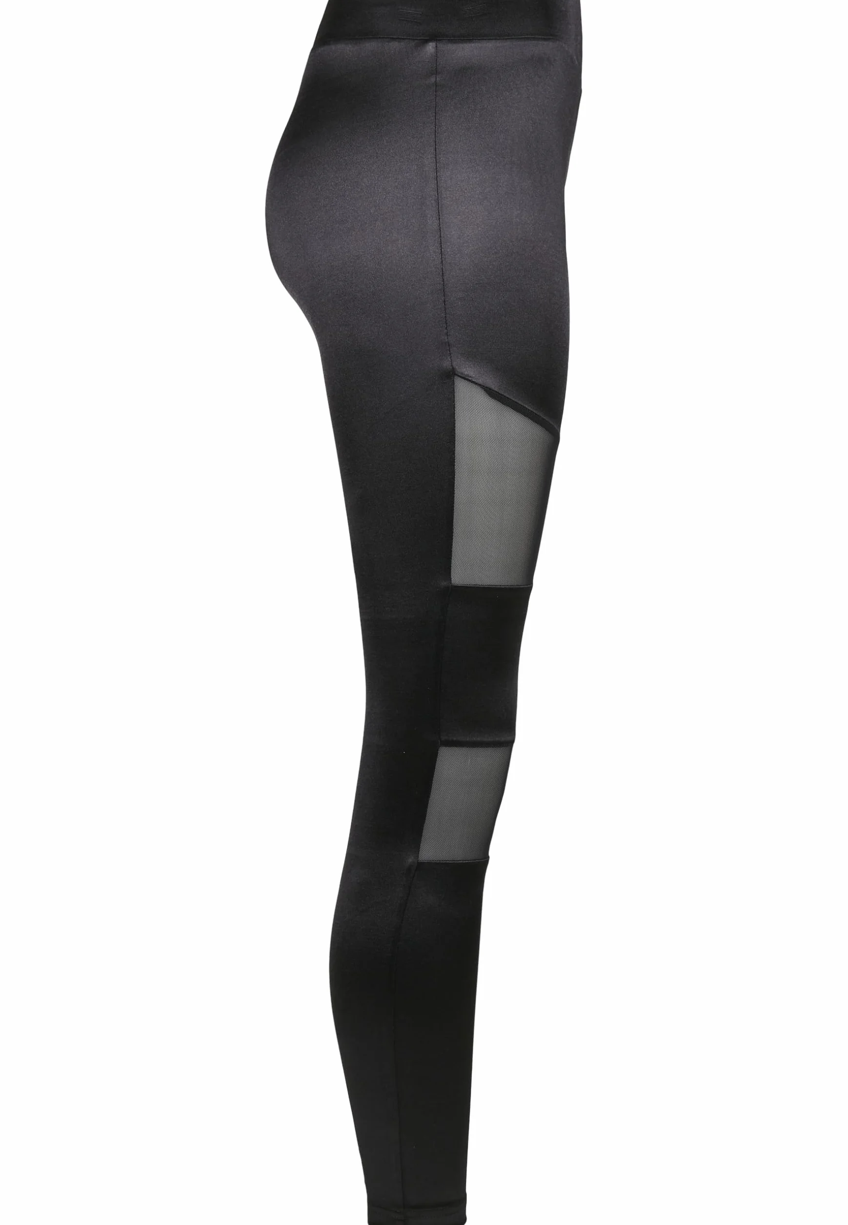 Urban Classics Ladies Shiny Tech Mesh Leggings - Leginsy Kobiety