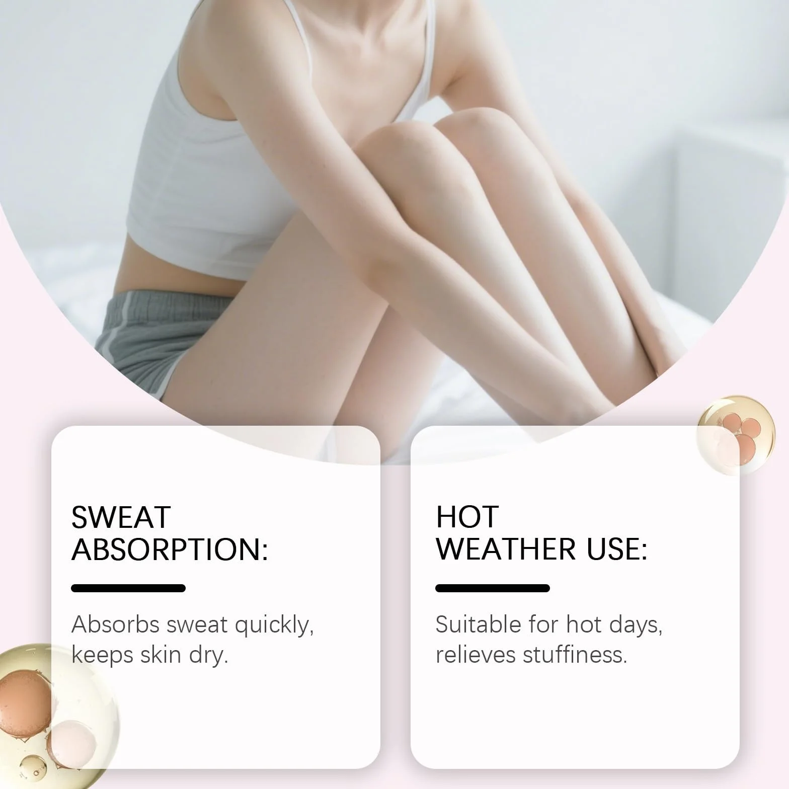 Comfort Powder, pewność siebie i ten puder do ciała bez talku absorbuje pot, zapobiega otarciom przez cały dzień, pielęgnacja całego ciała dla kobiet (1)