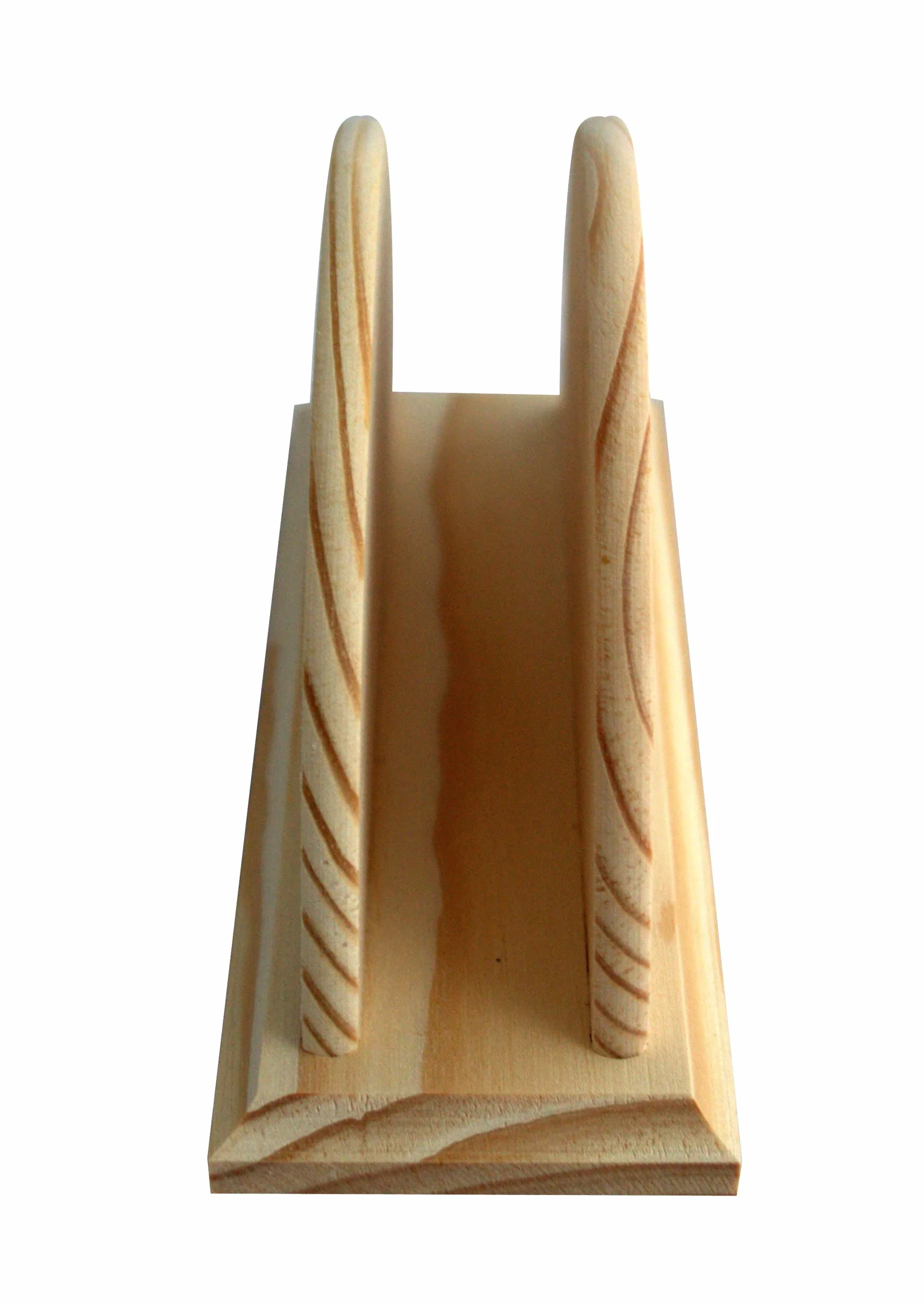 Wooden World - Drewniany serwetnik do serwetek papierowych na stół - Naturalne jasne drewno