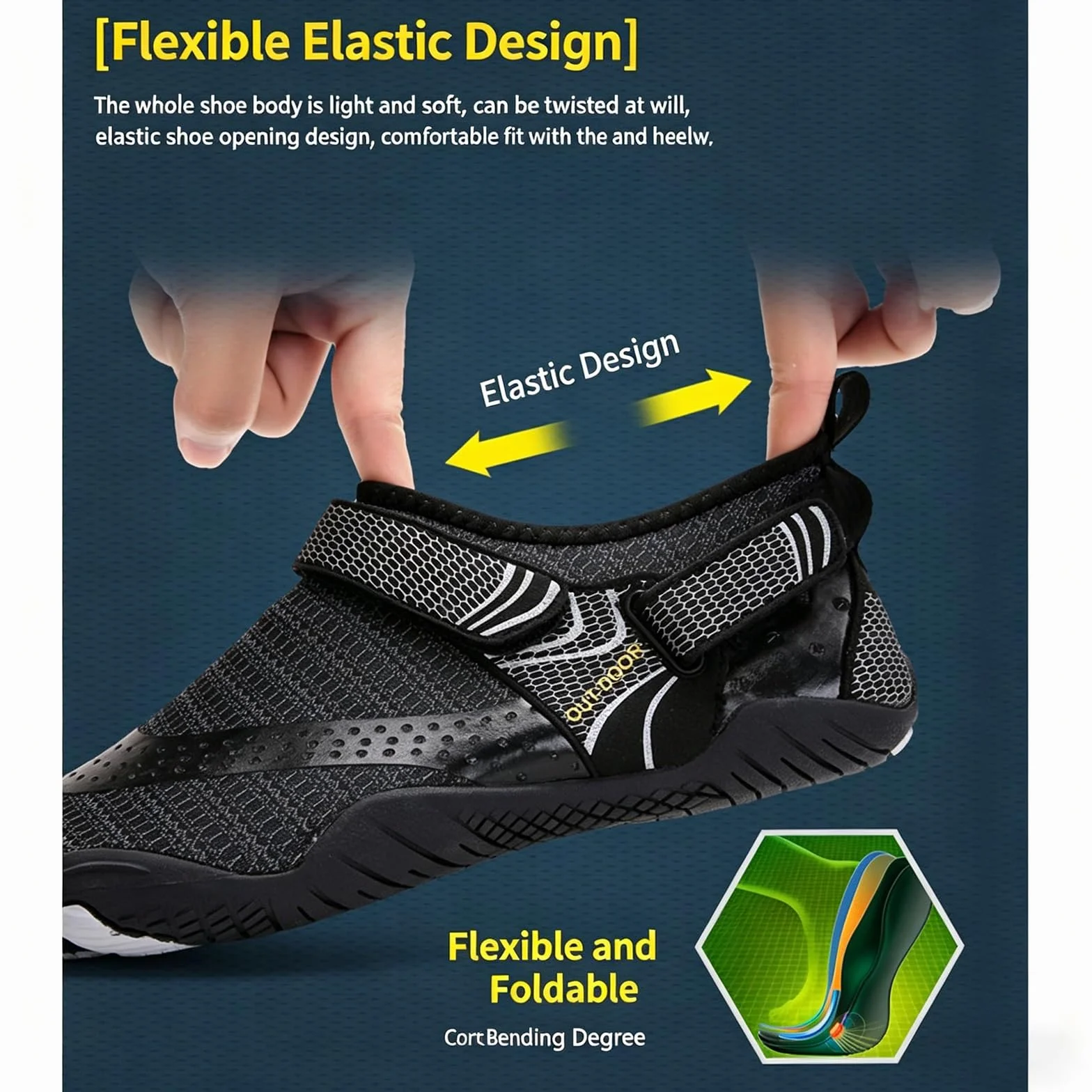 Buty Do Wody Styl Barefoot Mężczyźni Kobiety Szybkoschnące Buty Antypoślizgowe Buty Kąpielowe Na Basen ćwiczenia W Wodzie Fitness Jazda Konna Joga
