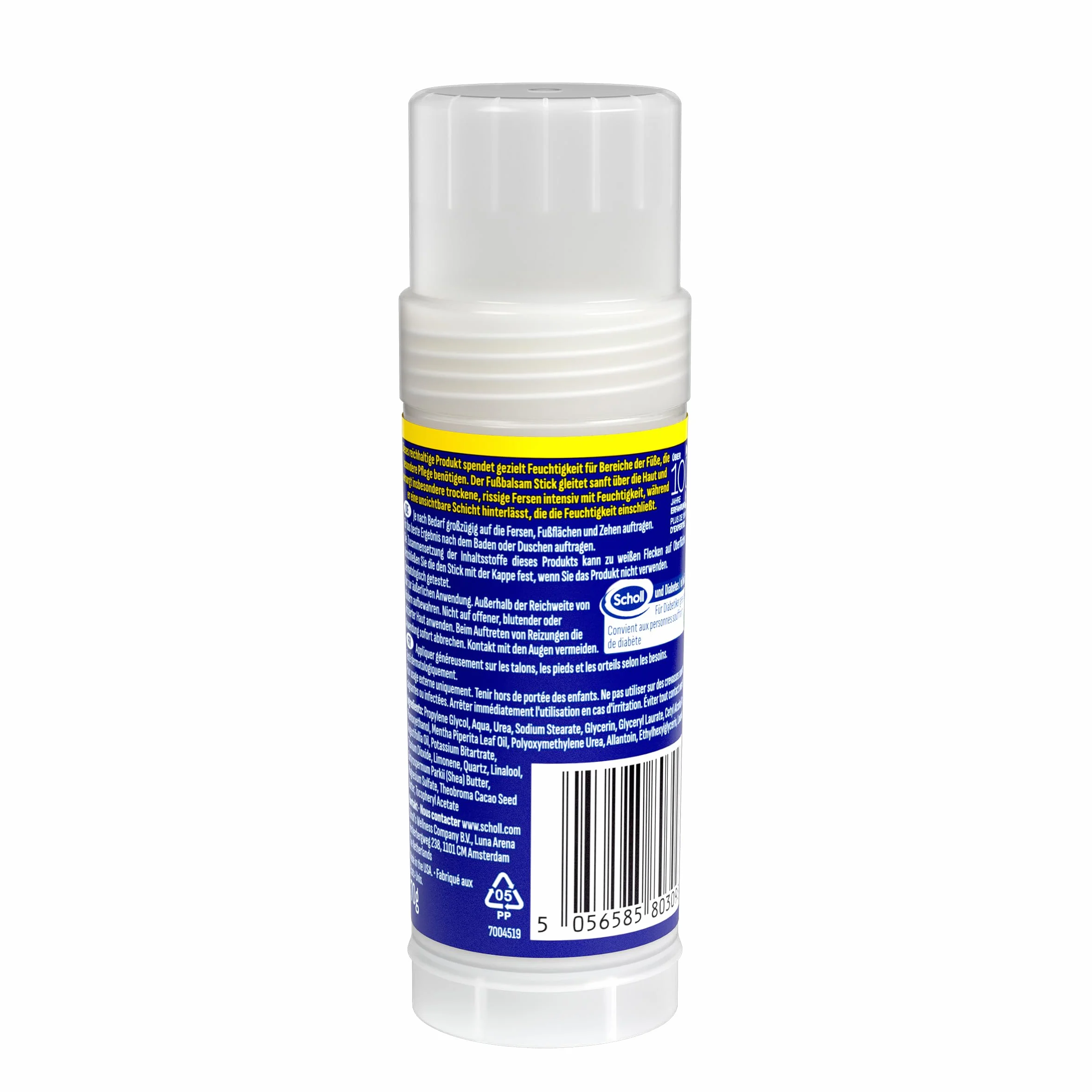 Scholl Intensywnie pielęgnujący balsam do stóp, do naprawy bardzo suchych i popękanych pięt, intensywne nawilżanie dla zdrowych stóp z 25% mocznikiem, solą Epsom i olejkami eterycznymi