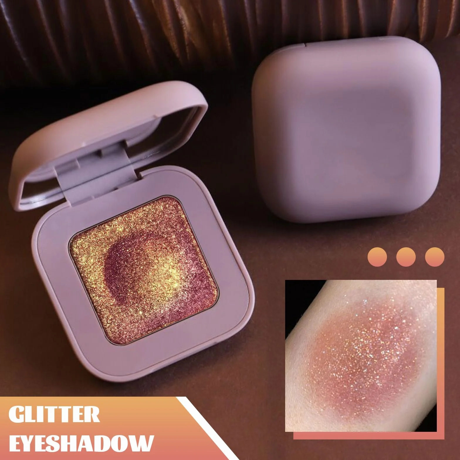 Duochrome Burgundy Gold Glitter paleta cieni do powiek, holograficzny kameleon bogaty kolor połyskujący, kolor Shift Sparkle Inner Corner Eye rozświetlacz, paleta rozświetlaczy do makijażu na
