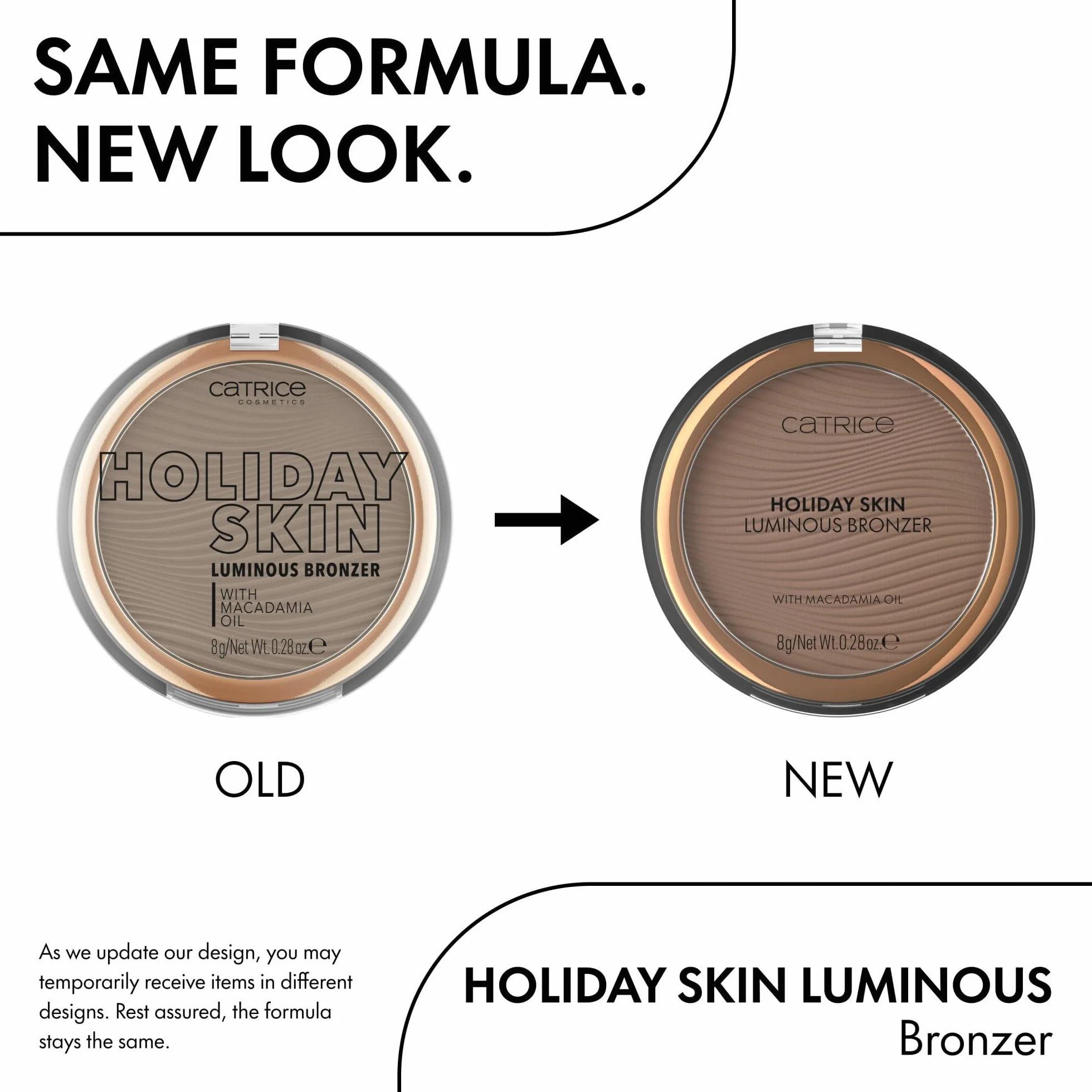 Catrice Bronzer rozświetlający Holiday Skin, wygładzanie, opieka, wyraźny wynik, naturalny, świetlisty (8g)