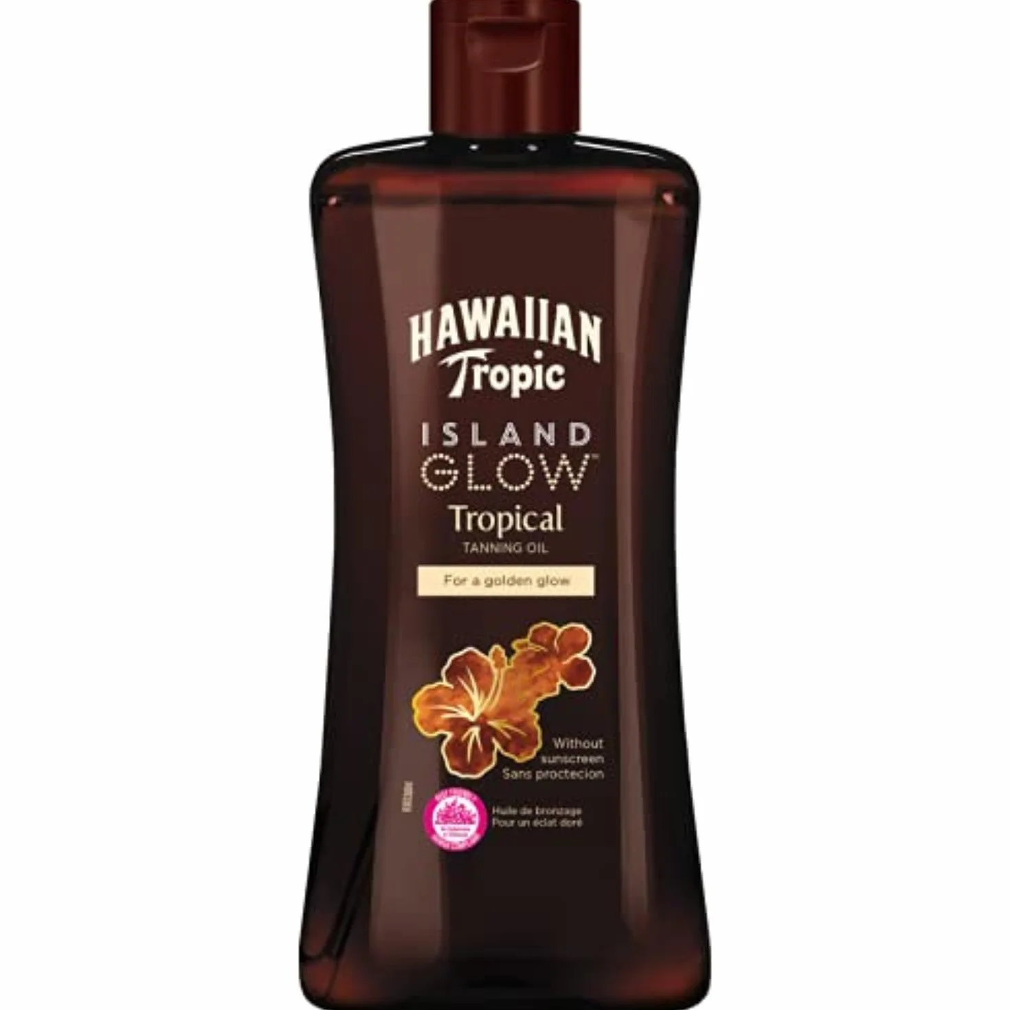 Hawaiian Tropic Island Glow Tropical Tanning Oil złota do opalania bez ochrony